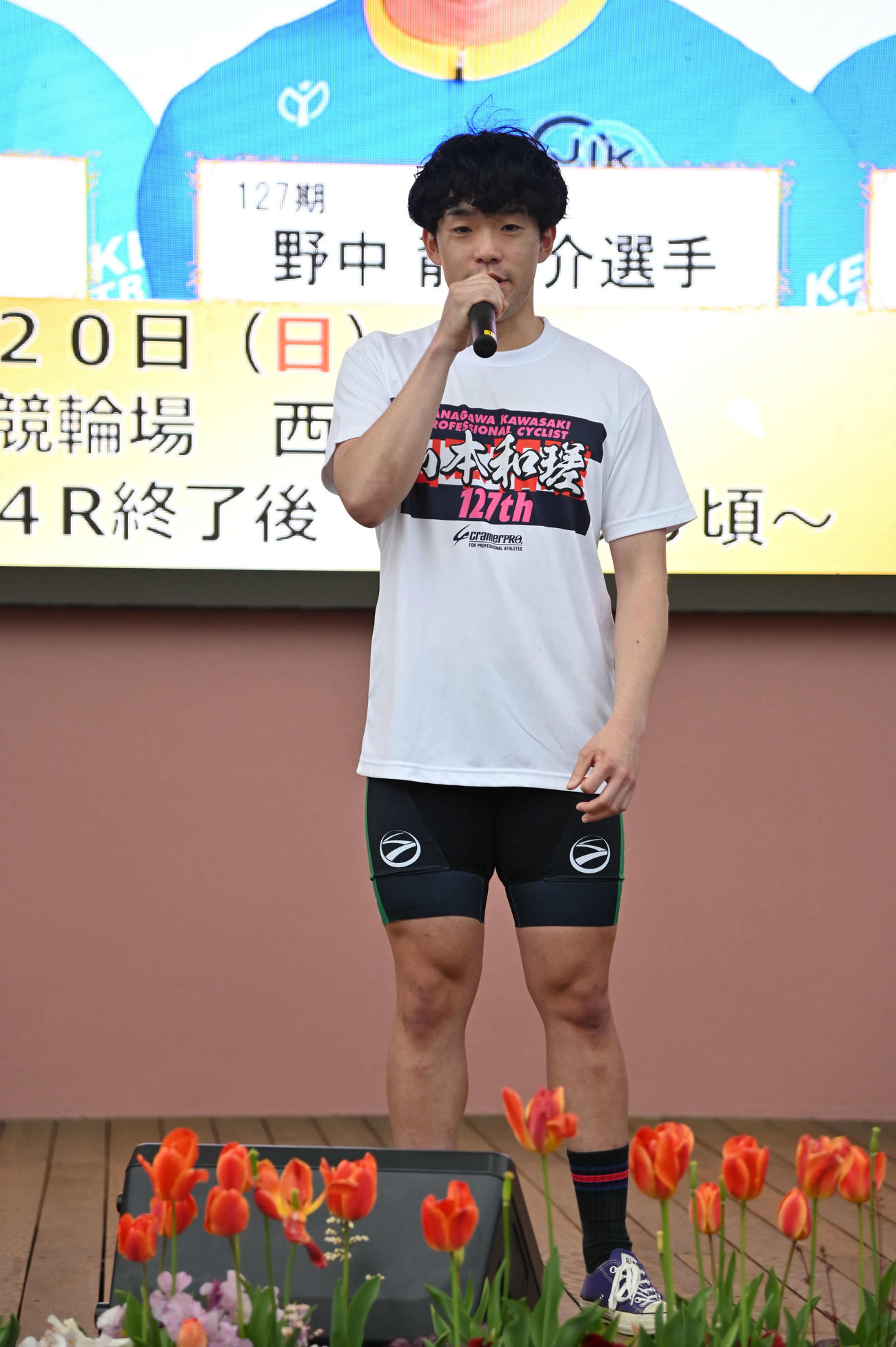 トークショーを行った山本和瑳