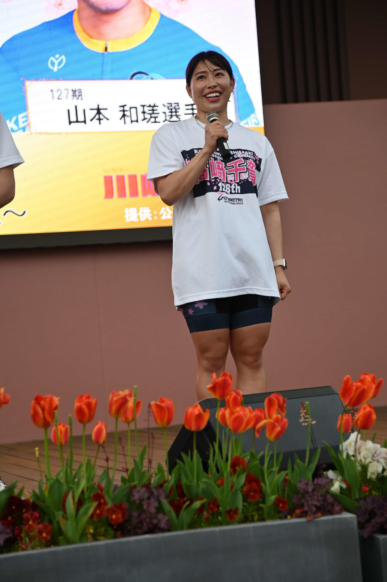 トークショーを行った高崎千賀