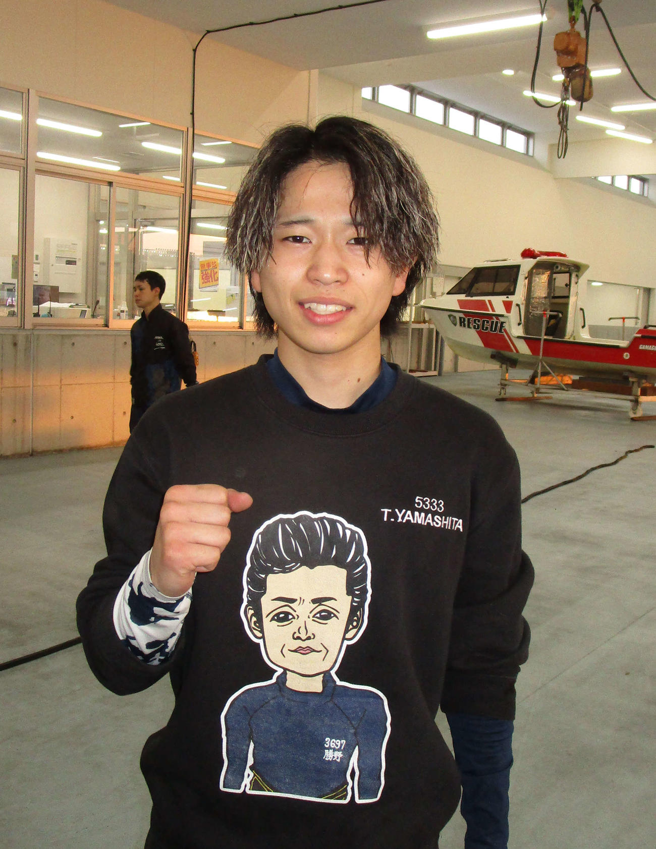「蒲郡万券の使者」山下智己が自身初の準優進出を狙う（撮影・安井雅彦）