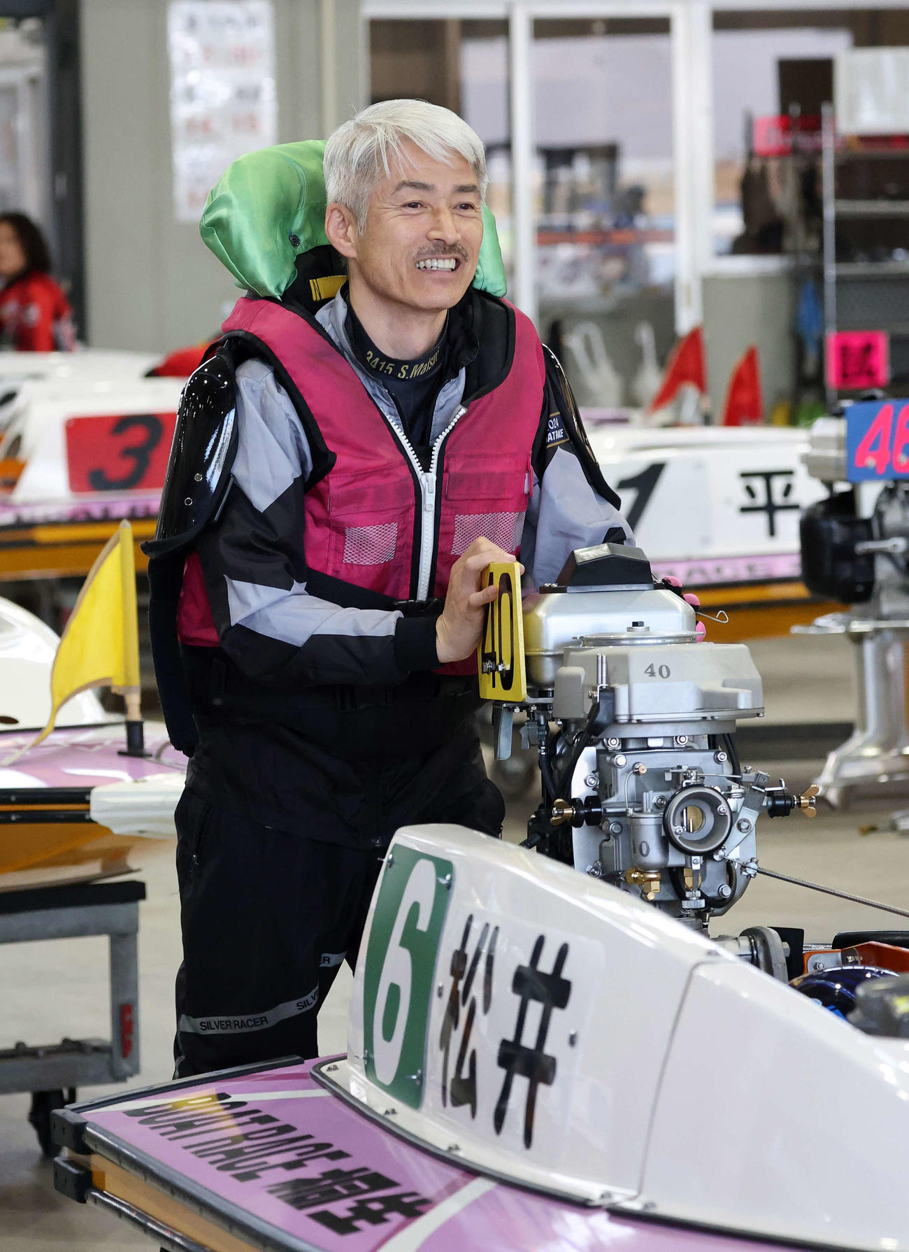 松井繁（撮影・鈴木正人）