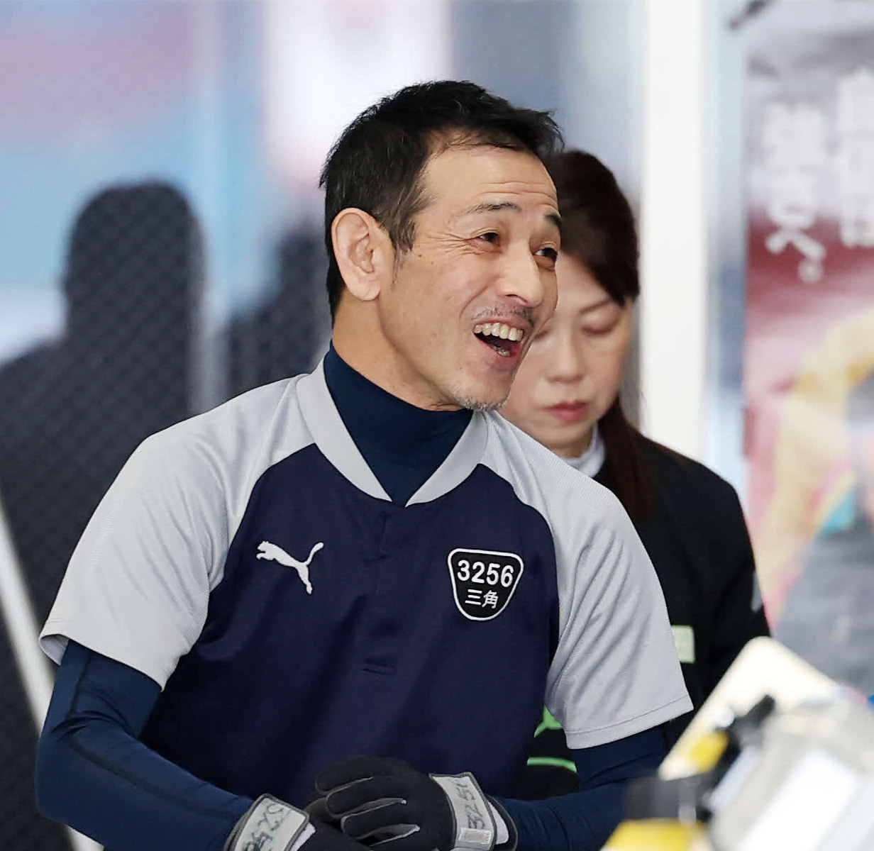 イン優勢の流れを食い止めた三角哲男（撮影・鈴木正人）
