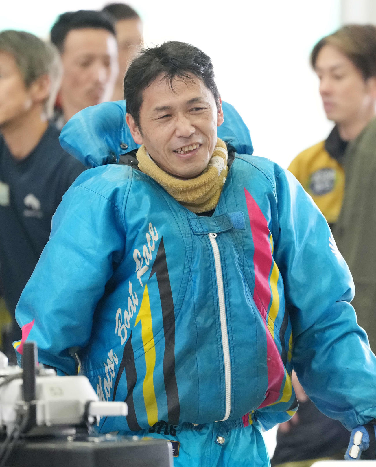桐生3Rで2着の石渡（撮影・鈴木正人）