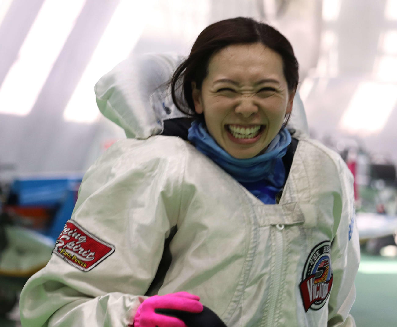 豊田結がシリーズ初勝利を挙げて笑みがはじけた