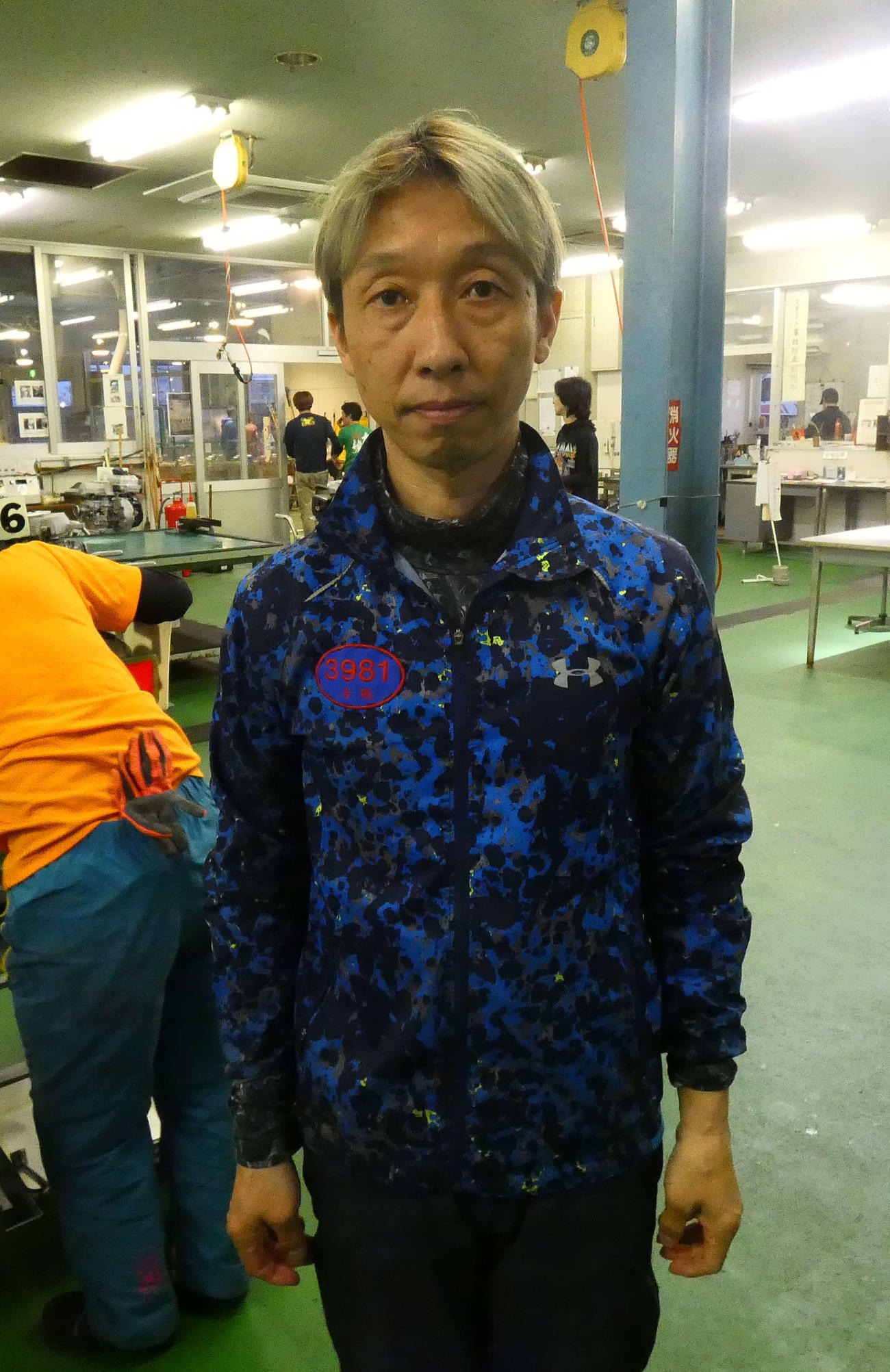 今坂晃広は初日4R1枠の1走で白星発進を目指す（撮影・前原一樹）