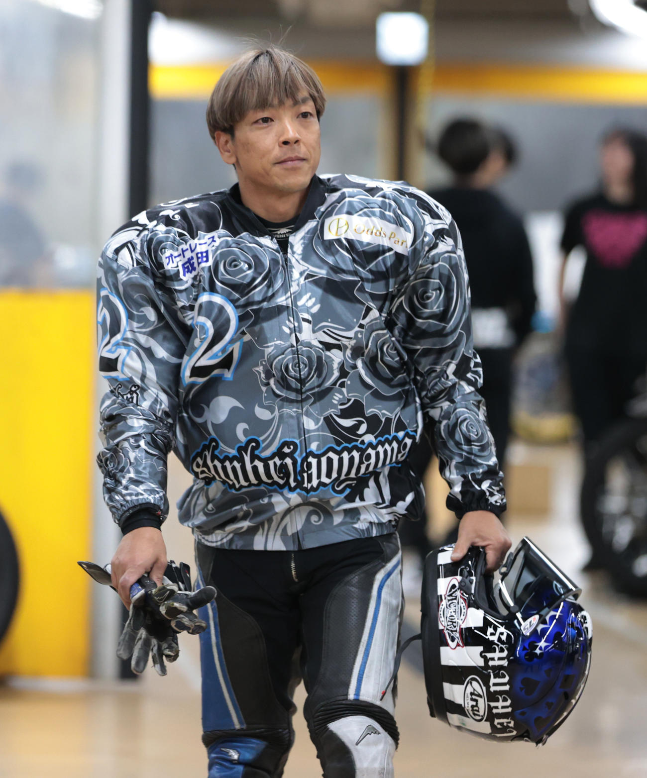 優勝戦に臨む青山周平（撮影・柴田隆二）