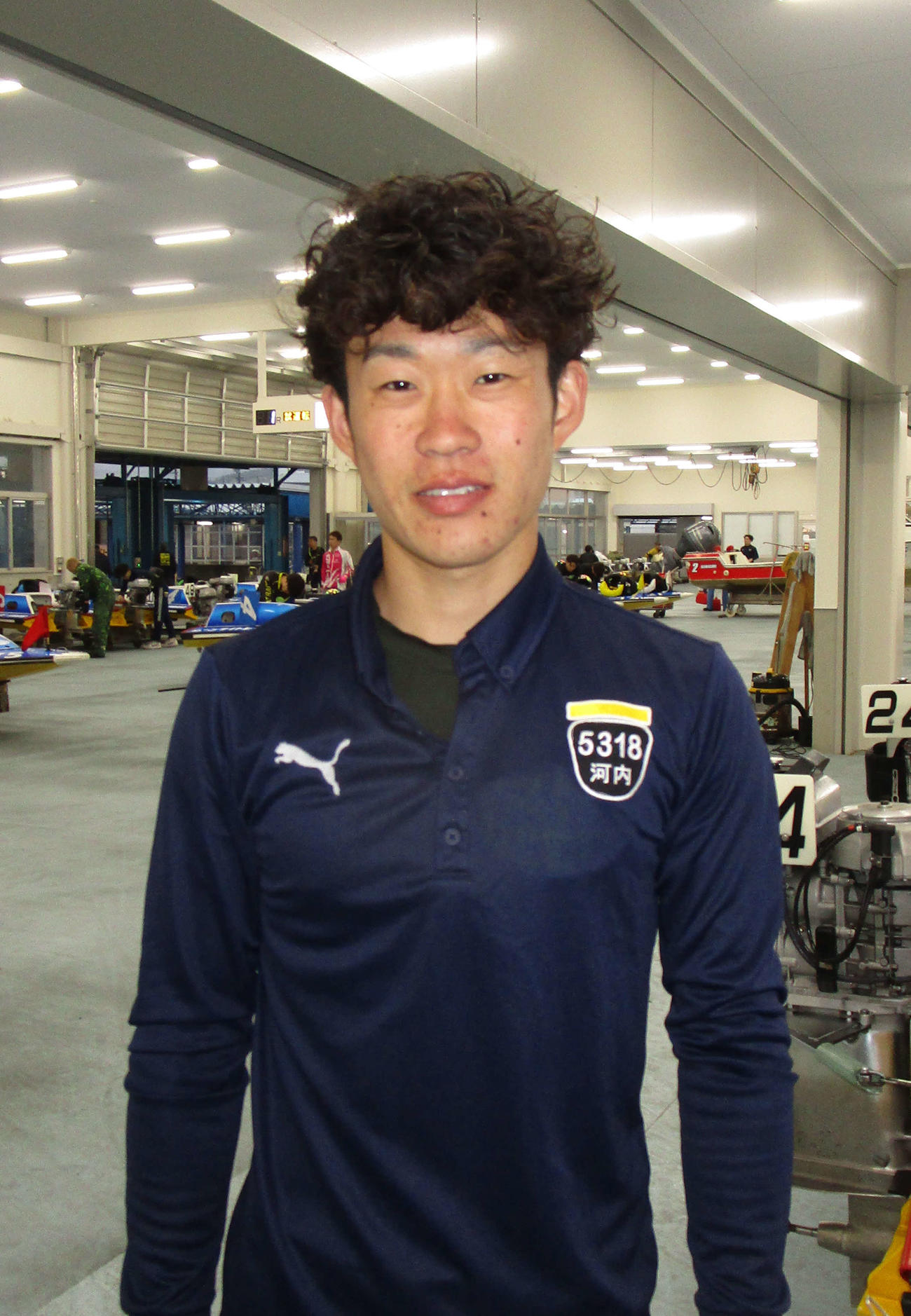 機力良好の河内一馬。2日目は悔しい4着も、3日目以降に期待だ（撮影・安井雅彦）