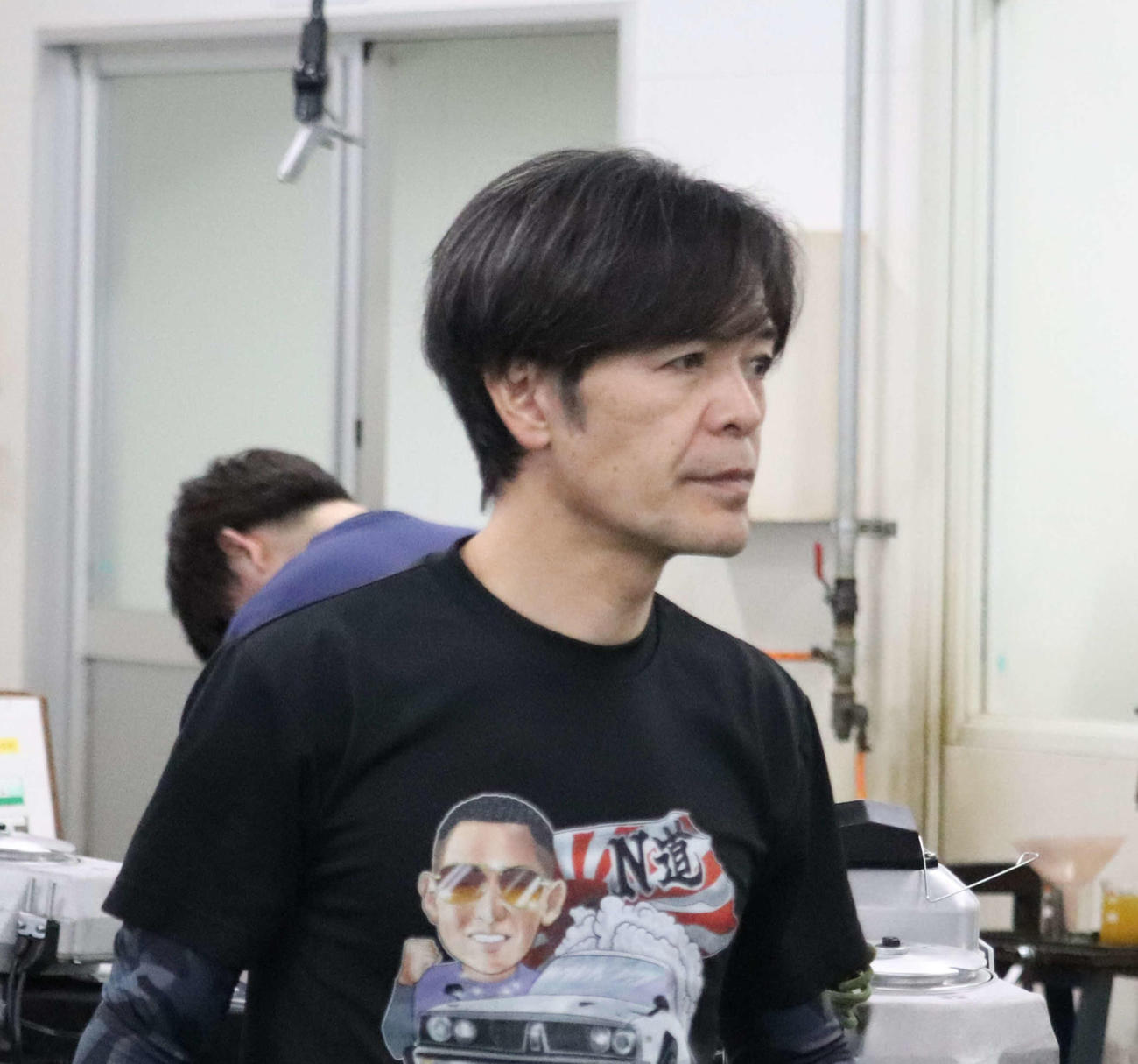 ピット離れのいい大場敏が進入から盛り上げる