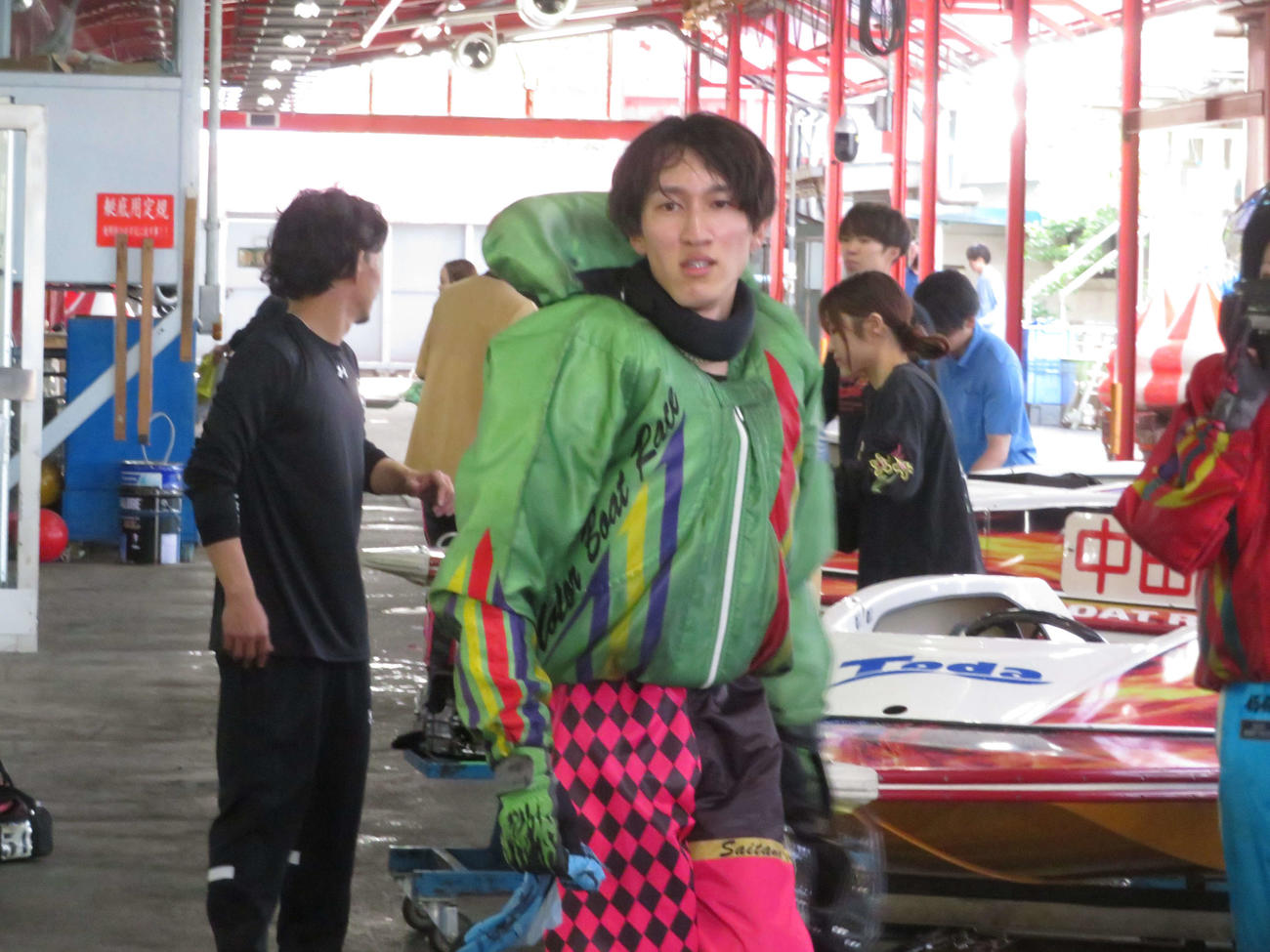 初日12Rウインビー選抜で3着に入った飛田江己