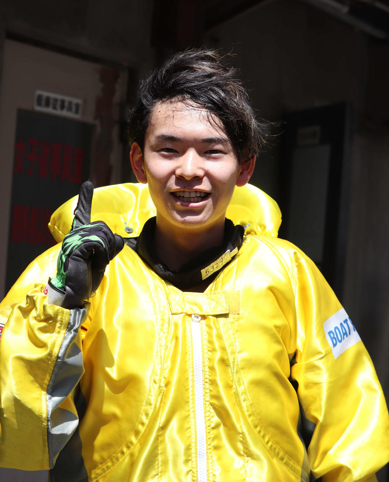 地元初勝利を決めた金子龍斗（撮影・神田成史）
