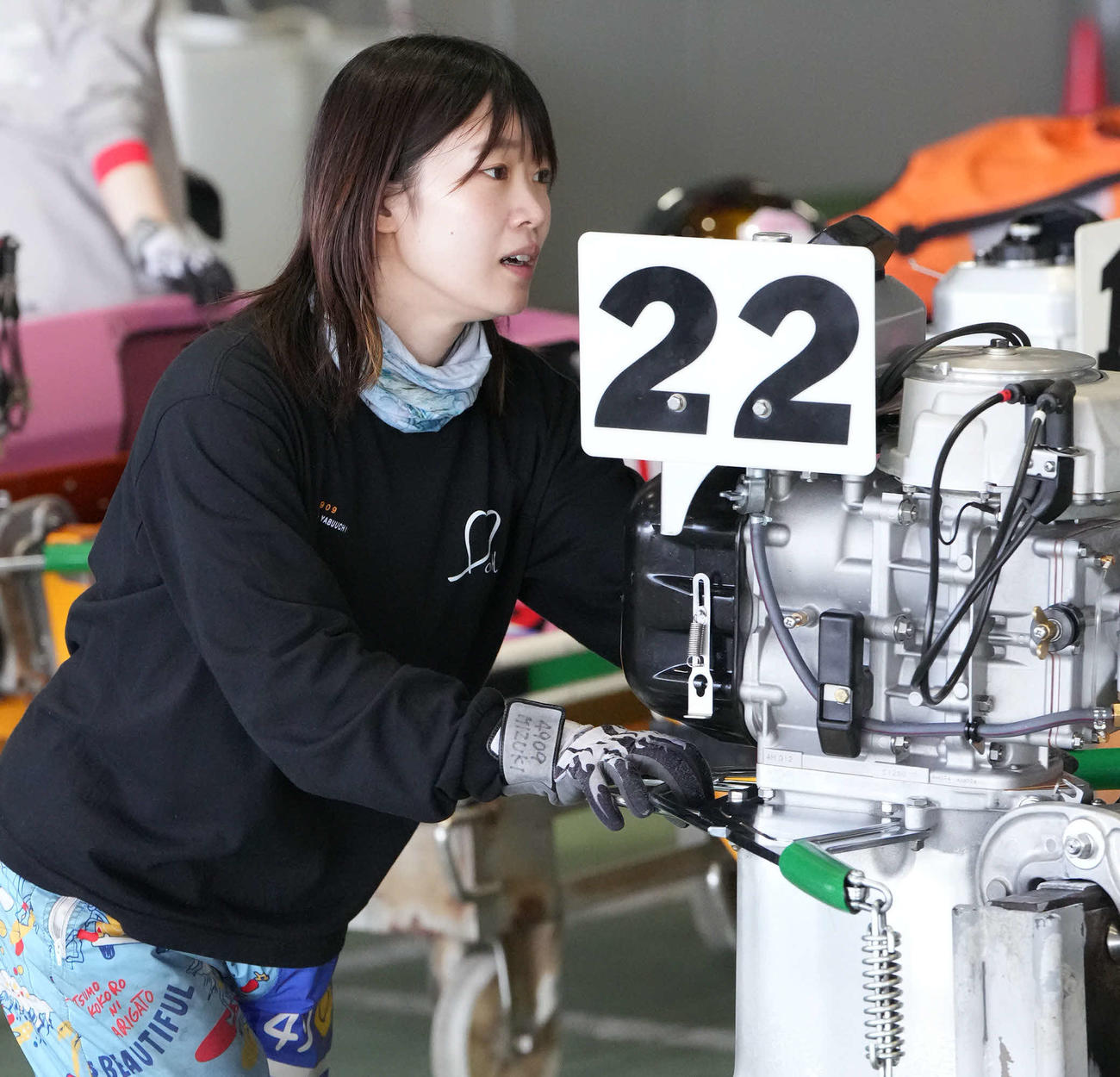 薮内瑞希が逃げて白星発進（撮影・森本幸一）