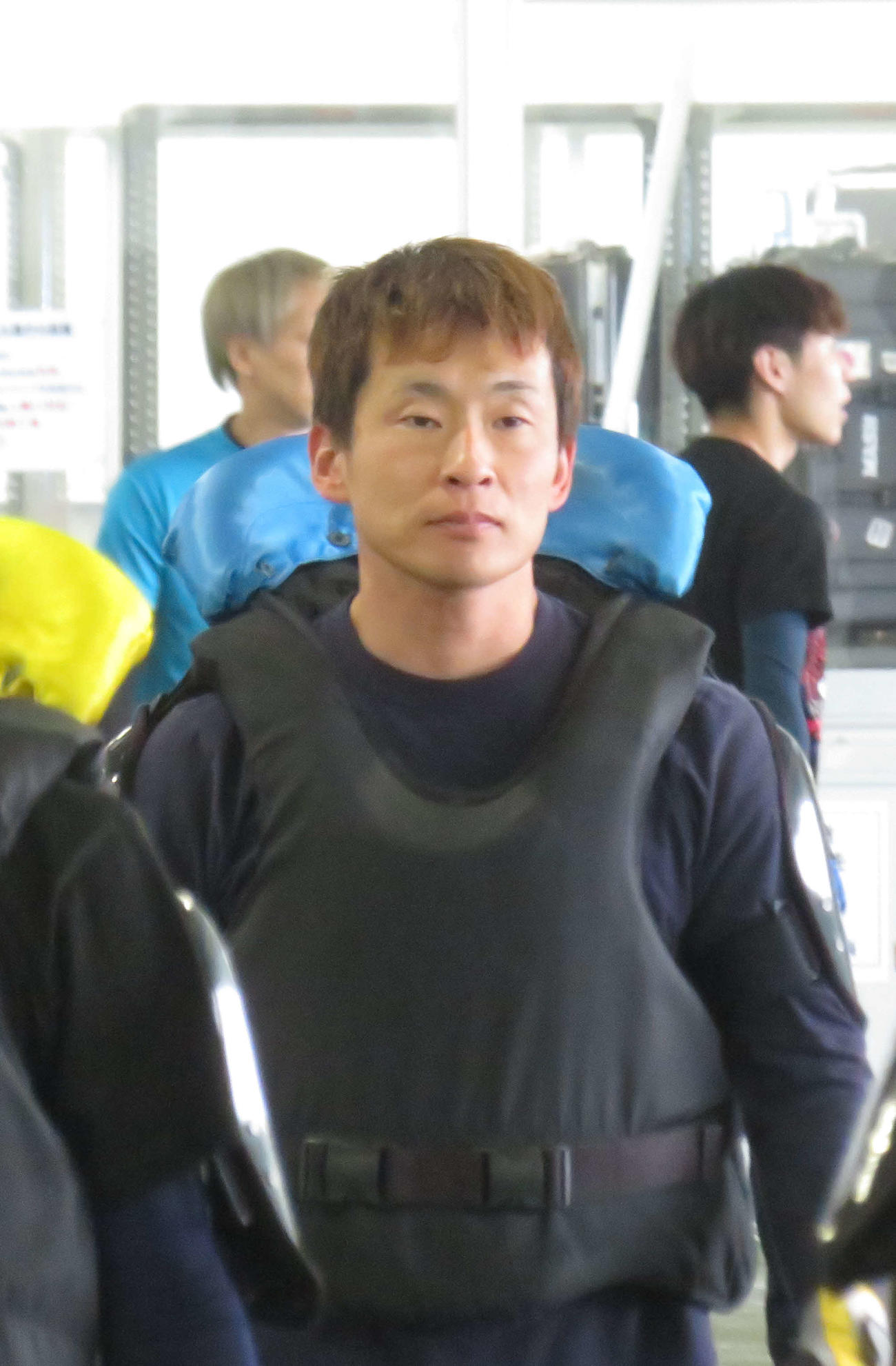 前節優勝を飾った41号機を手に入れた土屋智則