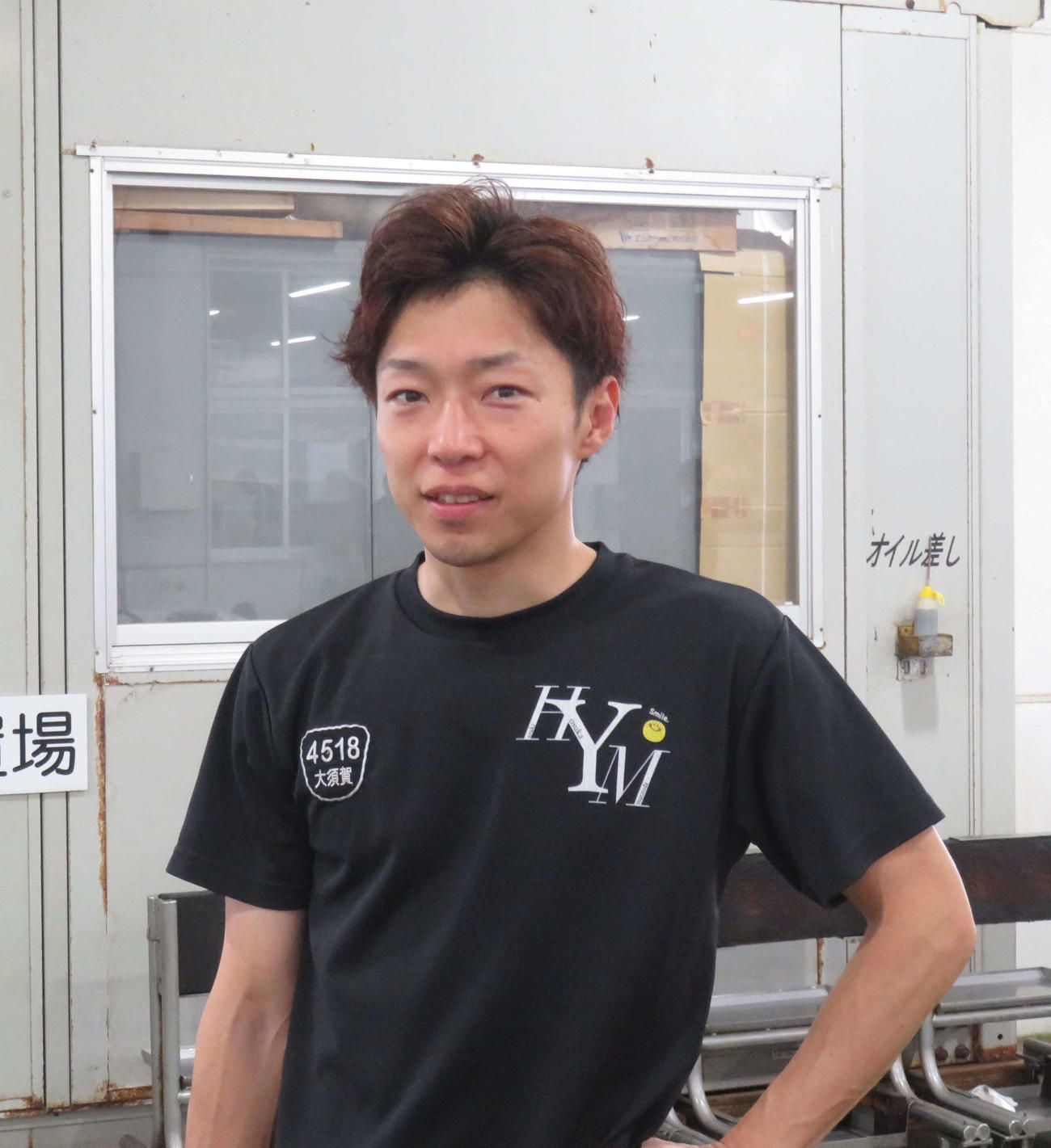 初日連勝を飾った大須賀友