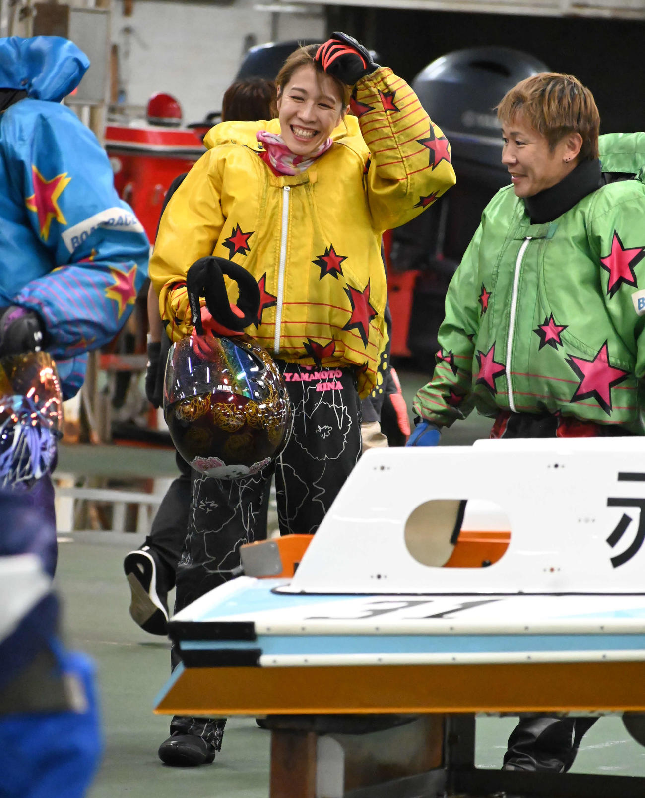 優出を決め笑顔の山本梨菜