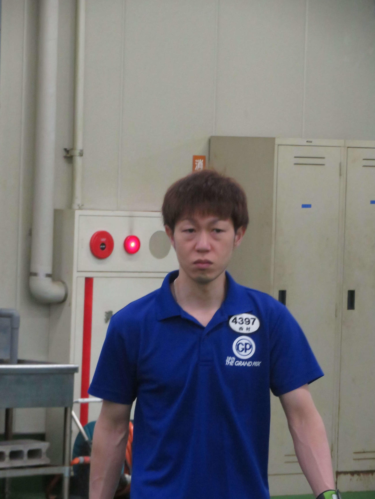 準優11Rの待機行動違反により賞典除外となってしまった西村拓也