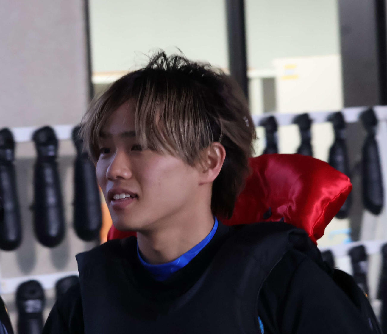 エース格34号機を手にした香川陽太は早くも納得の手応えだった（撮影・中森亮）