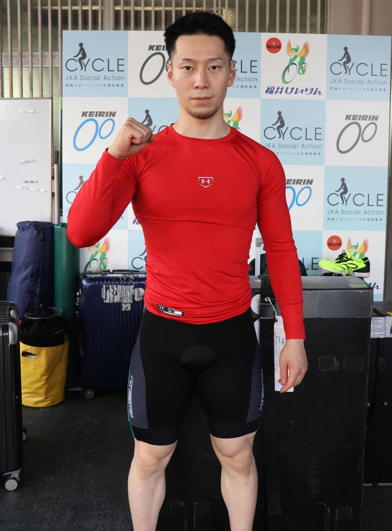 福井A級決勝8Rで完全Vを決めた渡辺塁（撮影・山田敏明）