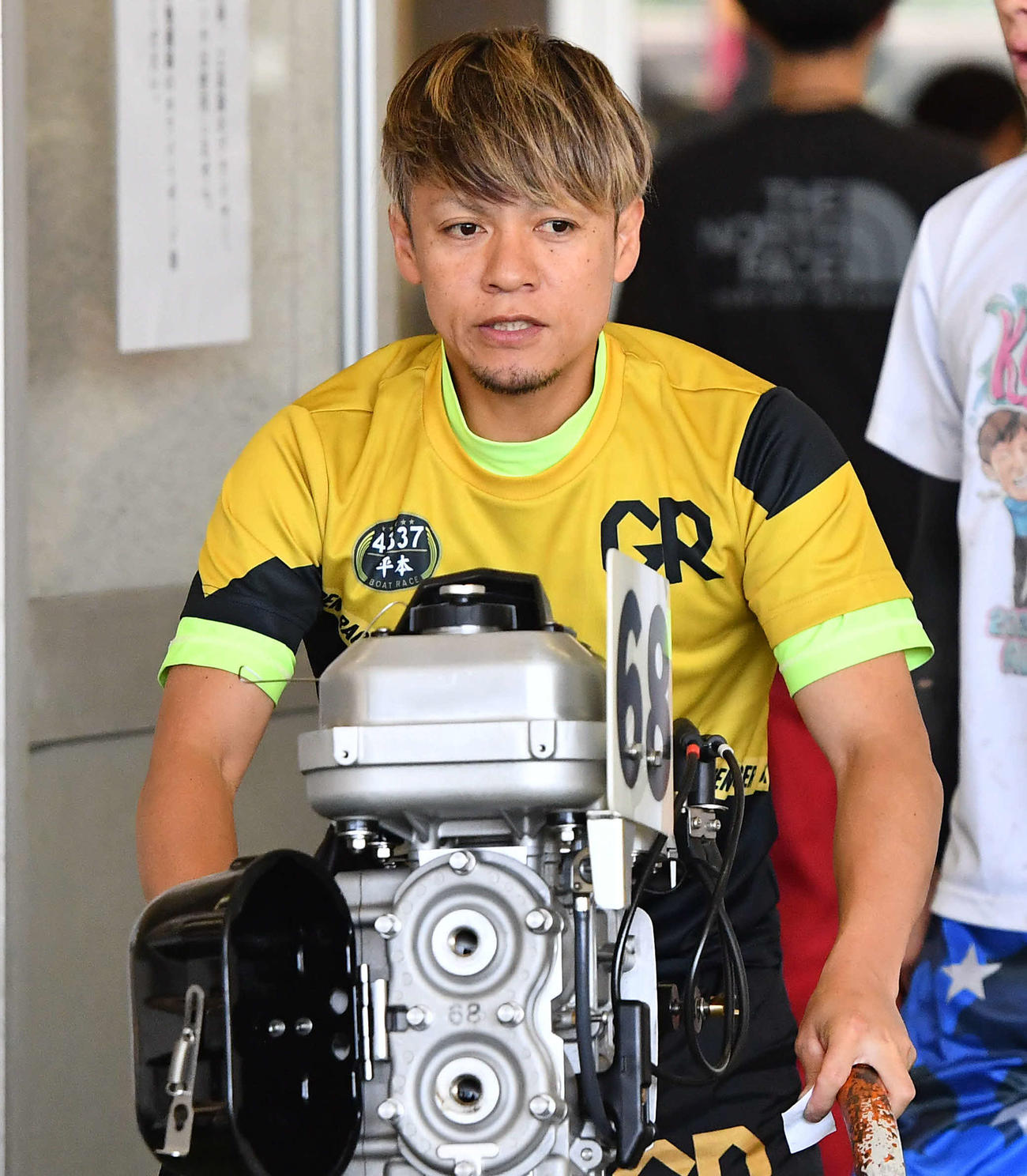 G1全日本王者決定戦前検　平本真之（撮影・岩下翔太）