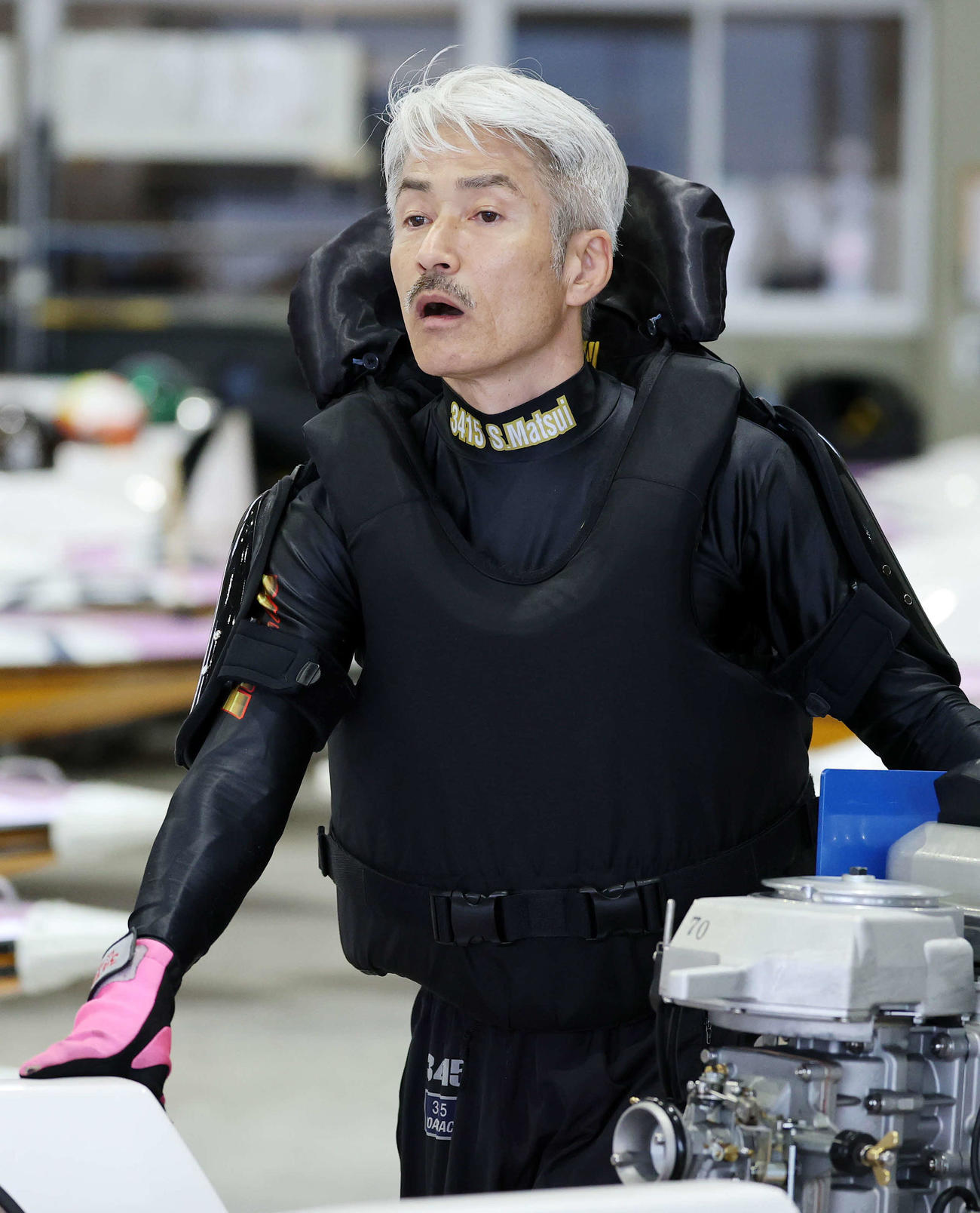 松井繁（撮影・鈴木正人）