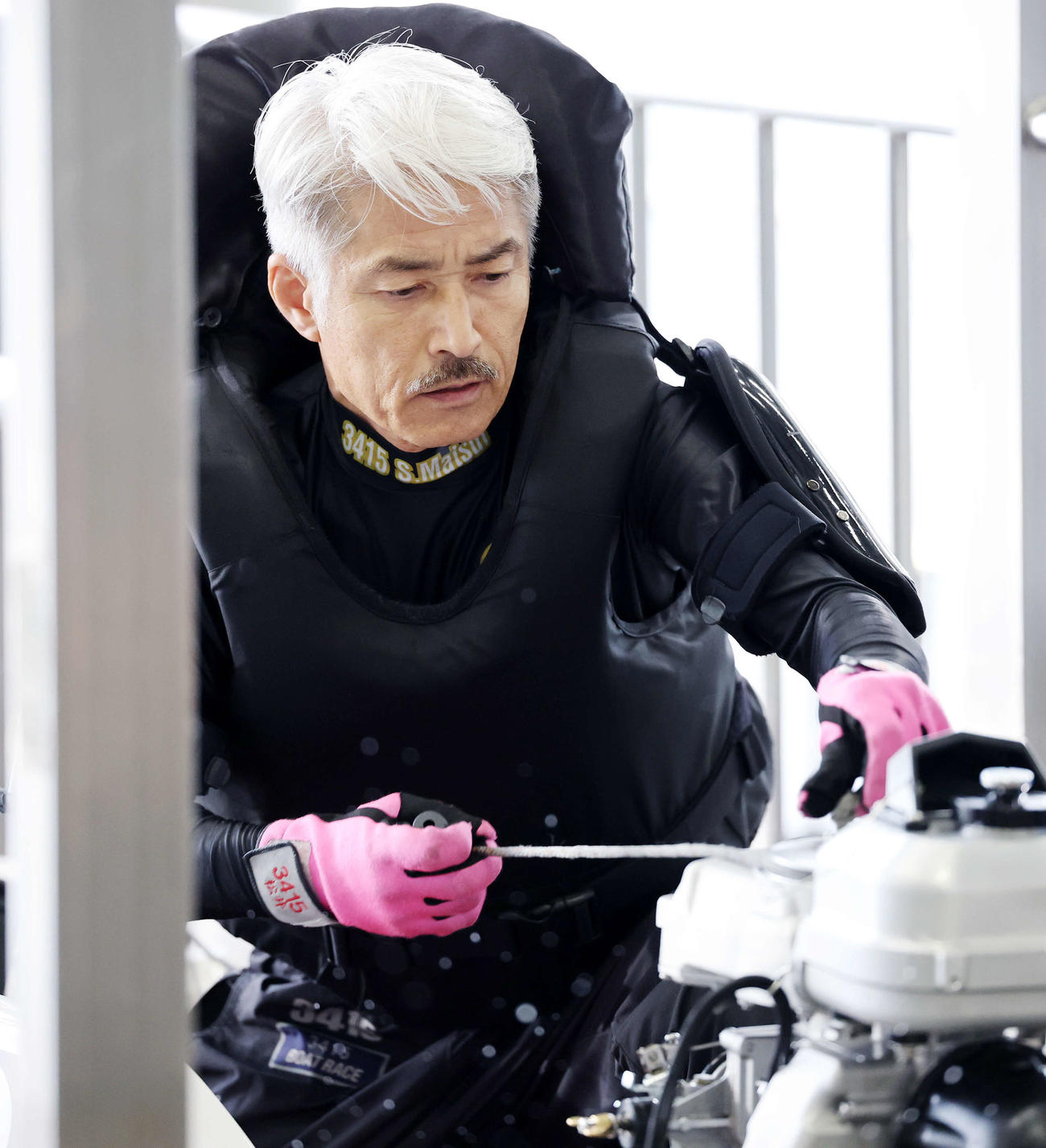 松井繁（撮影・鈴木正人）