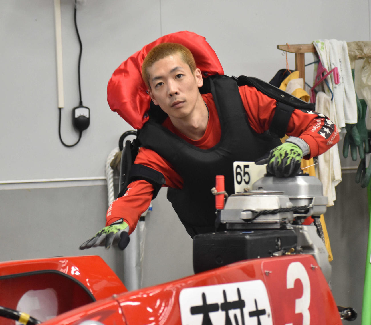 今節から髪型を変えた本村大が上位の仕上がりで準優に乗ってきた