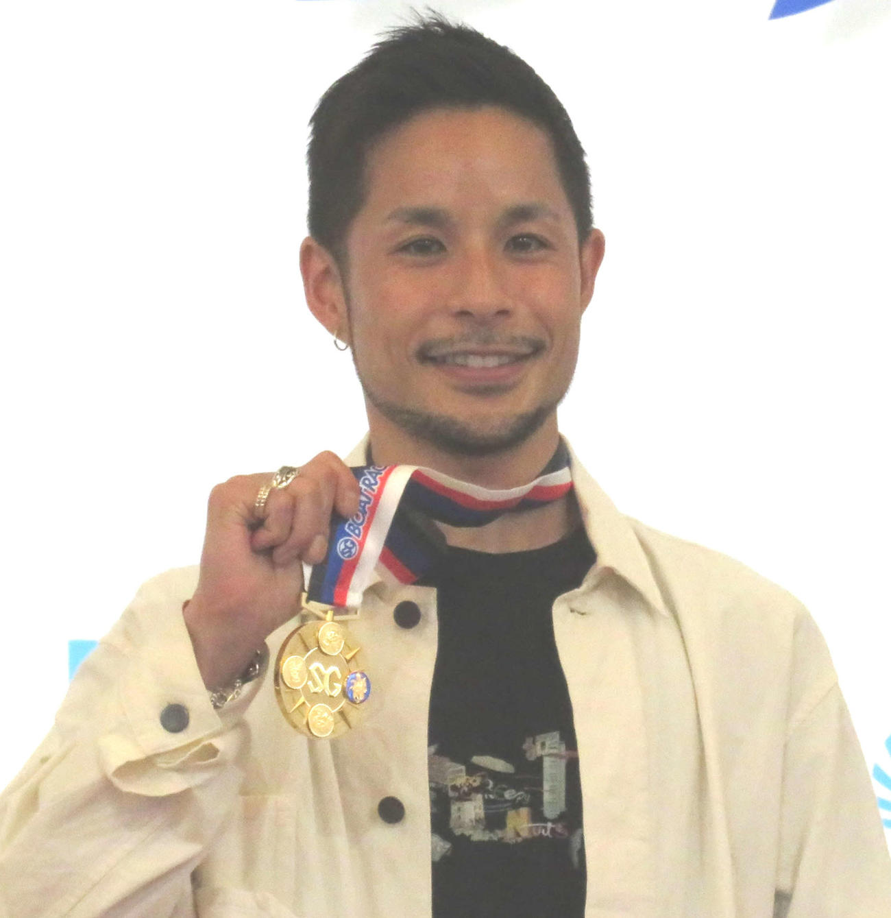 トークショーを行ったSG連続優勝の佐藤隆太郎