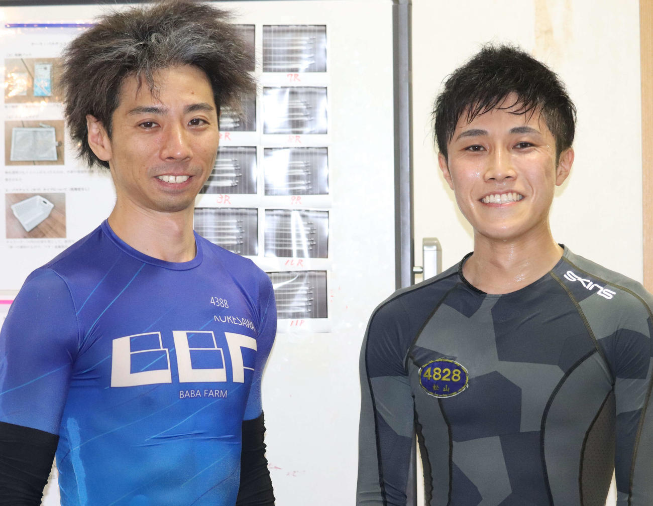 準優11Rは松山将吾（右）と是沢孝宏の滋賀コンビでワンツーを決めた。（撮影・神田成史）