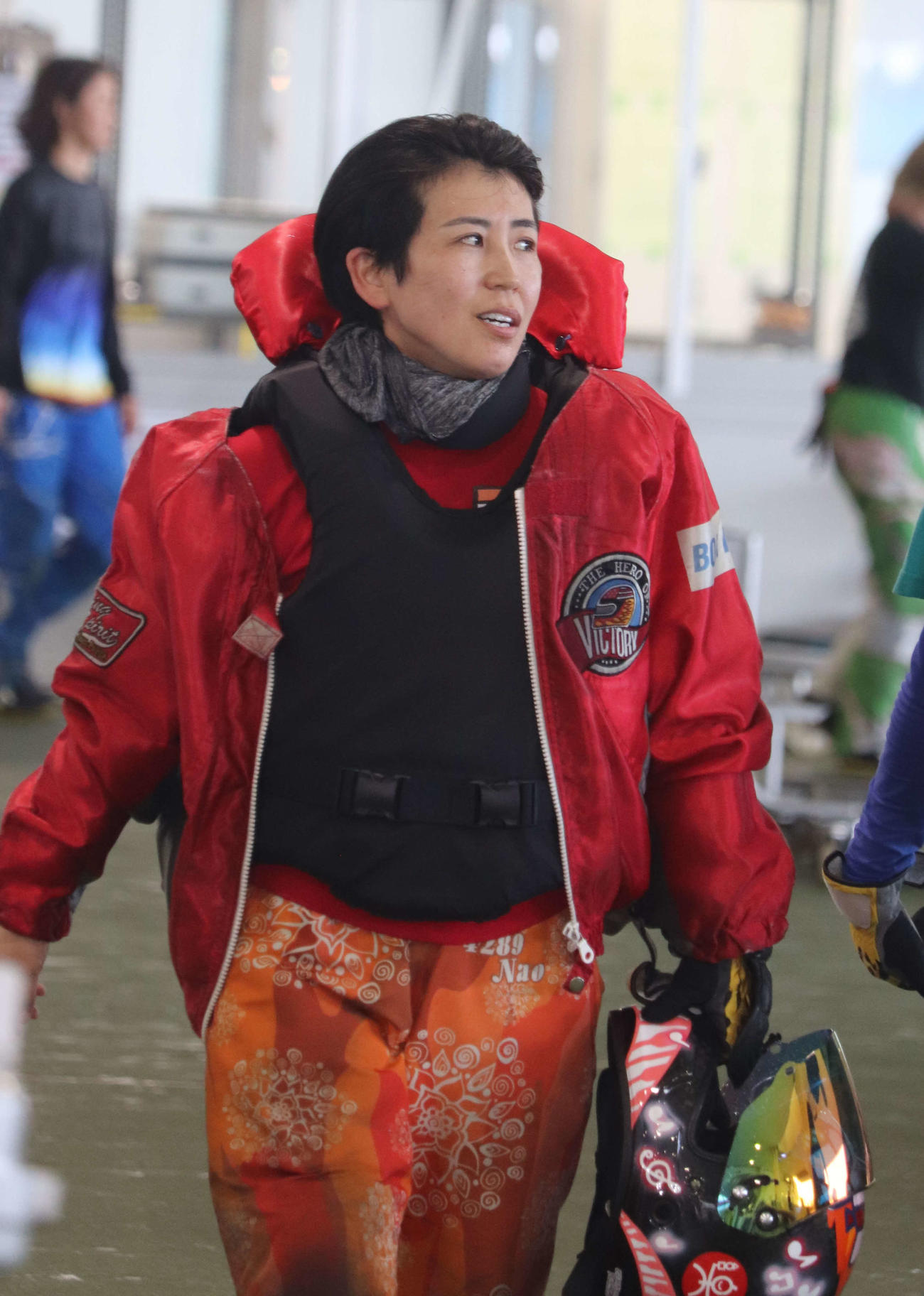 落合直子がハイパワーでセンターから襲いかかる