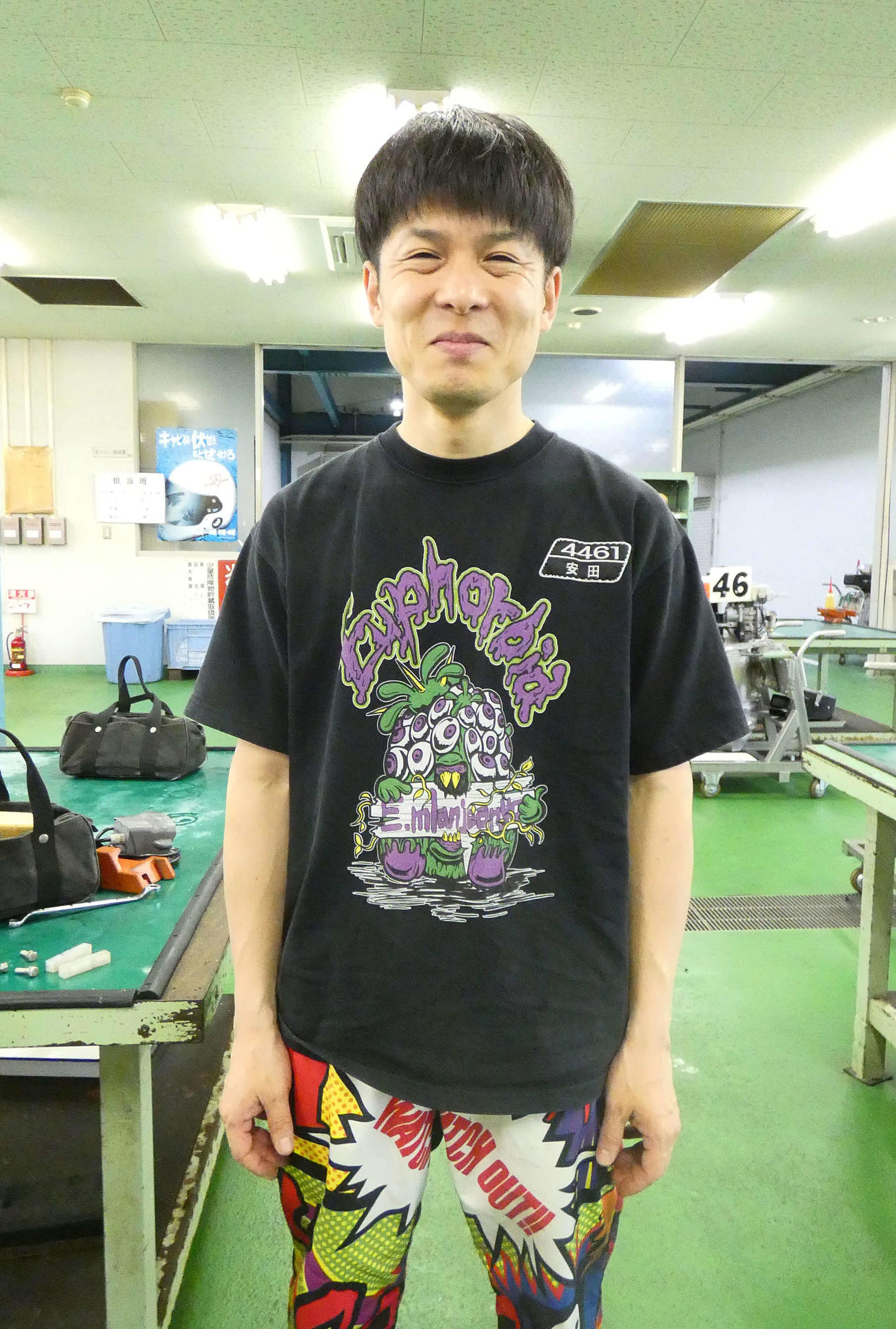 安田吉宏はデビュー18年にして、丸亀初参戦中（撮影・前原一樹）