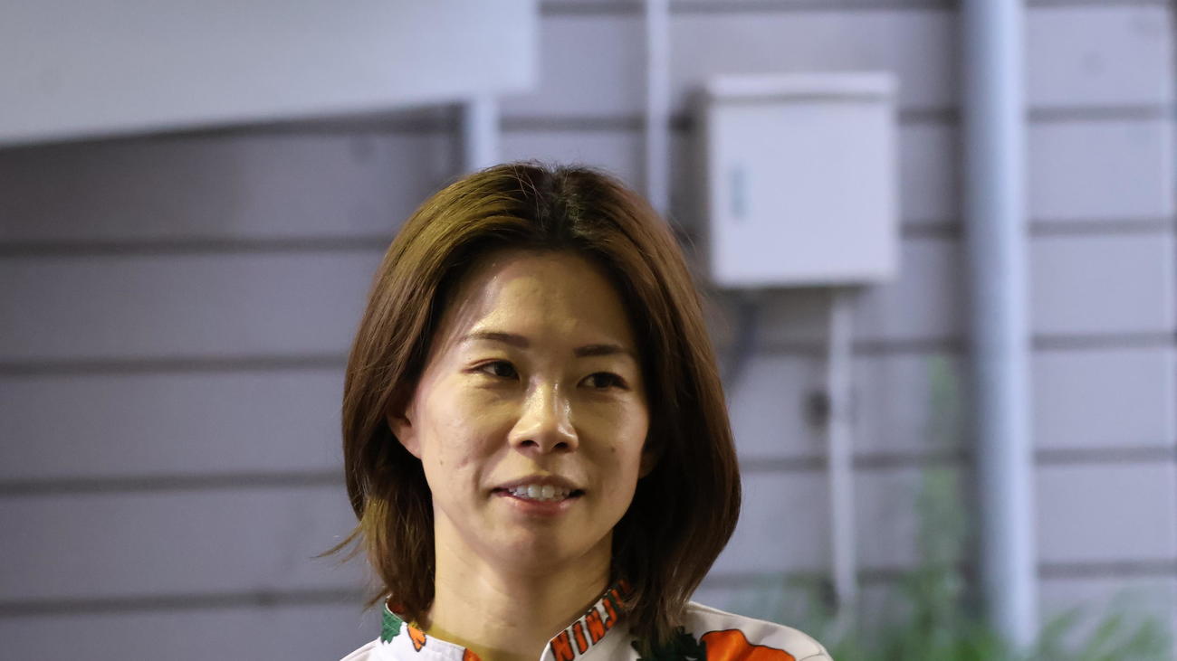 出口舞有子が復帰2節目でのベスト18入りを狙う（撮影・中森亮）