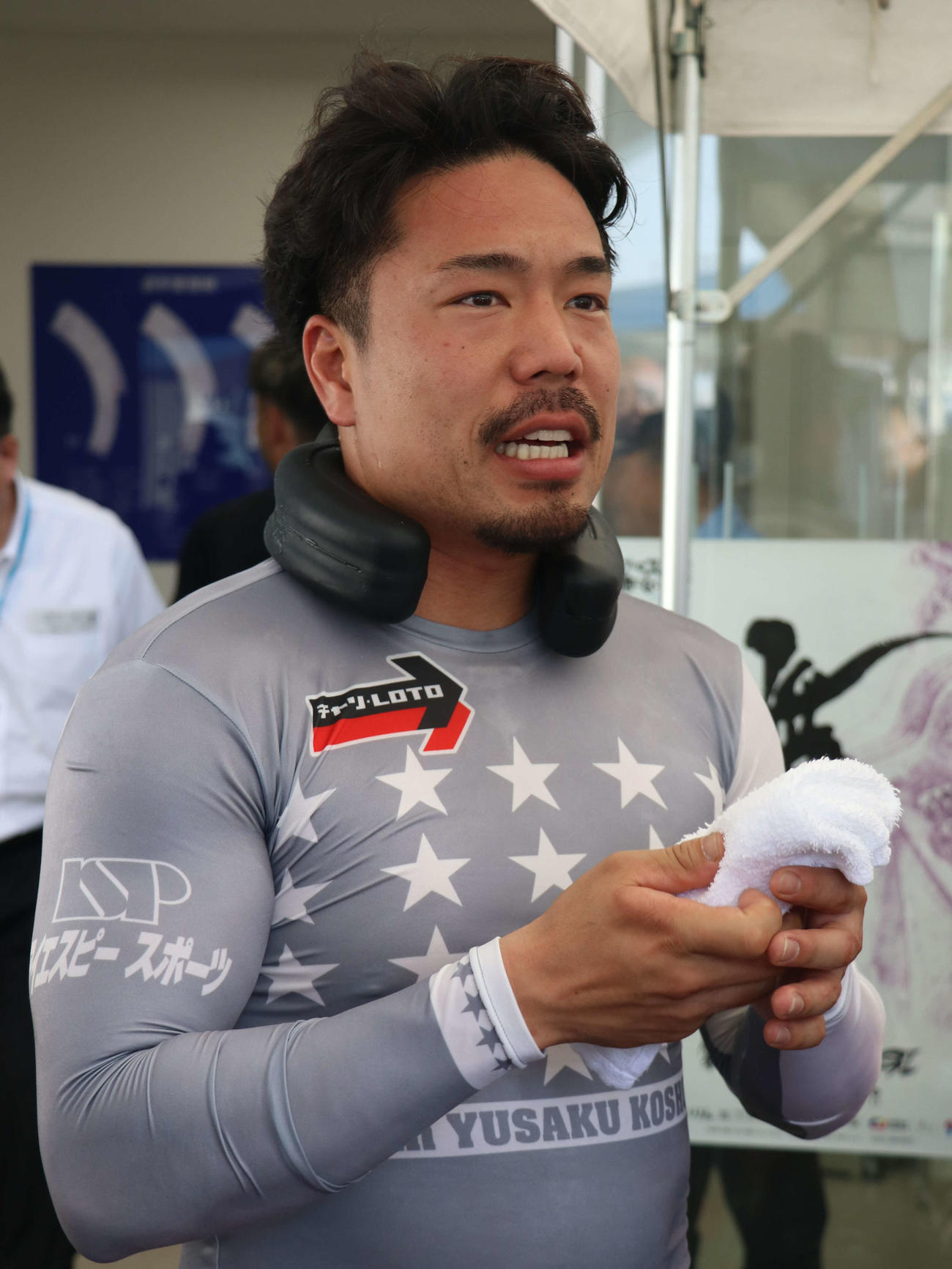 古性優作の優勝の願いはかなわず2着に終わった（撮影・一樹）＝2025年6月22日、岸和田競輪