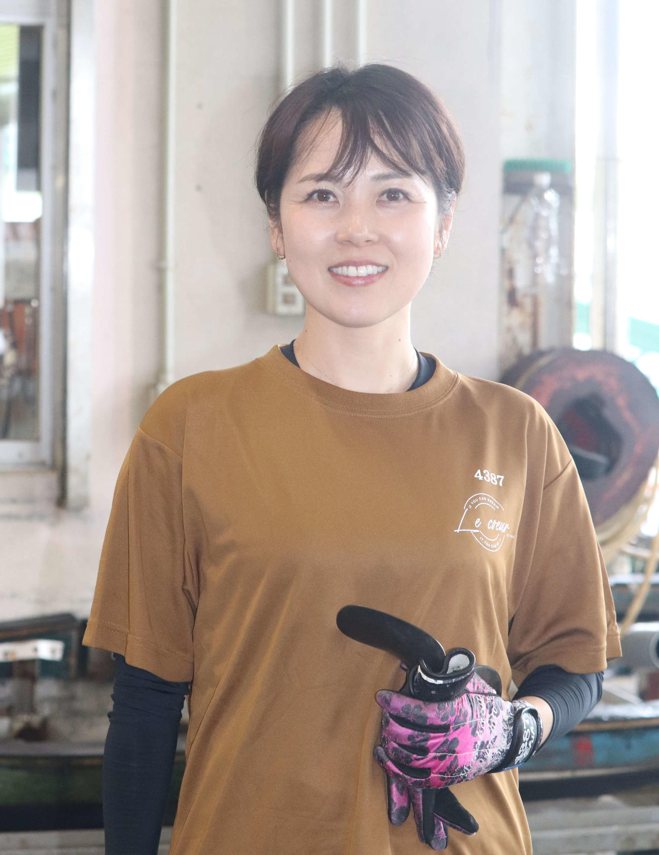近況の上昇機を引き好感触の平山智加。まずはオール女子戦の1枠で白星発進だ（撮影・神田成史）