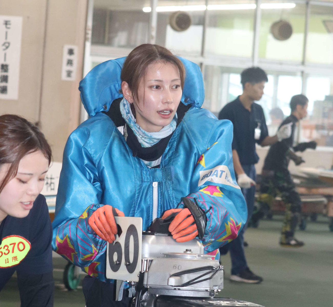 初日白星発進を決めた内山七海（撮影・神田成史）