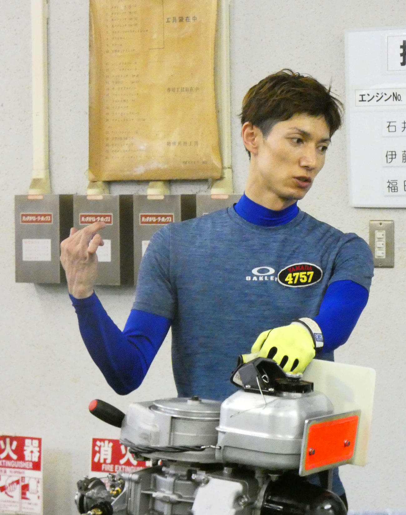 山田祐也の4日目の予選ラストは7R（撮影・前原一樹）