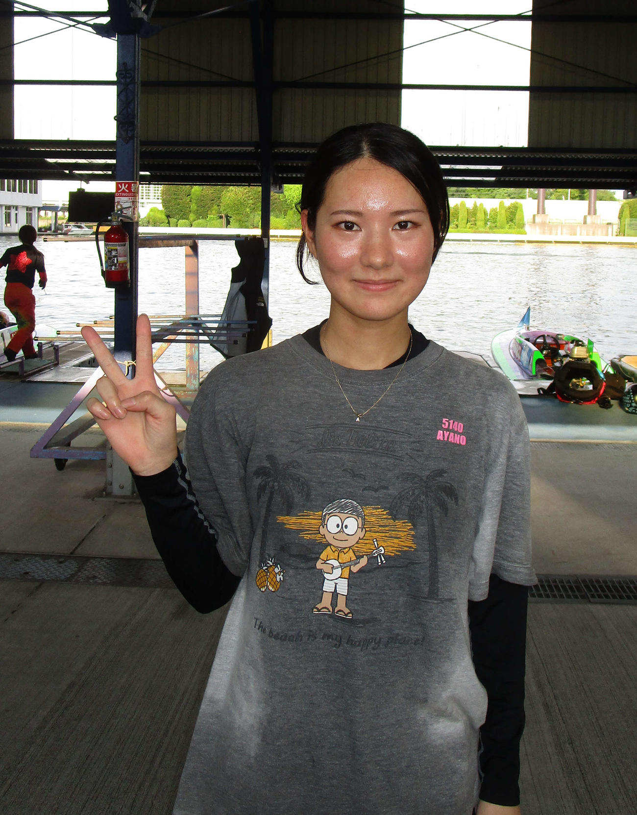 初日から好リズムの吉田彩乃。まずは予選突破を狙う（撮影・安井雅彦）