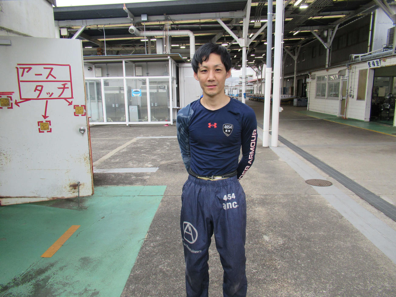 久しぶりのいい感触に、ほほ笑む篠田優也