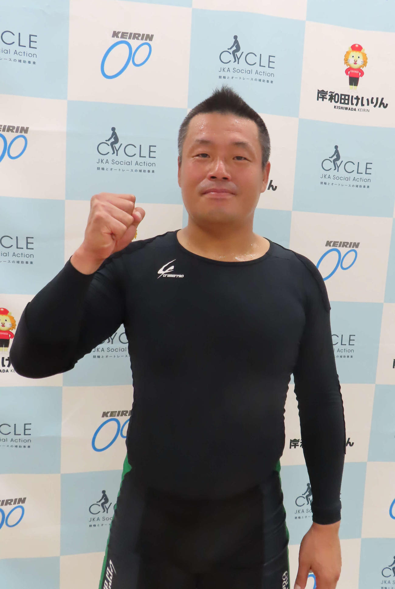 予選1R、3月に復帰後、初の予選1着をマークした増田仁