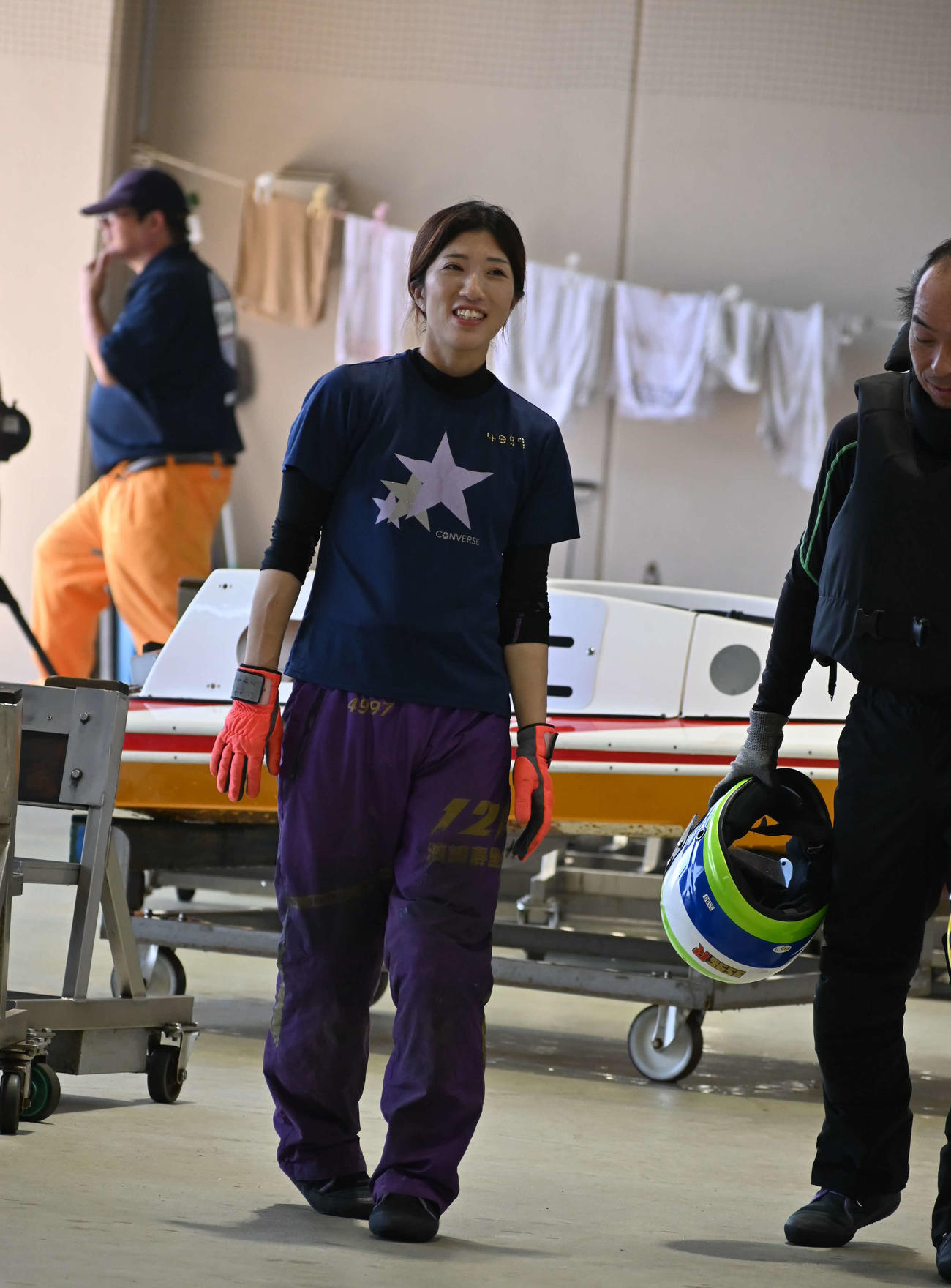 浜崎寿里矢が機力アップを目指す