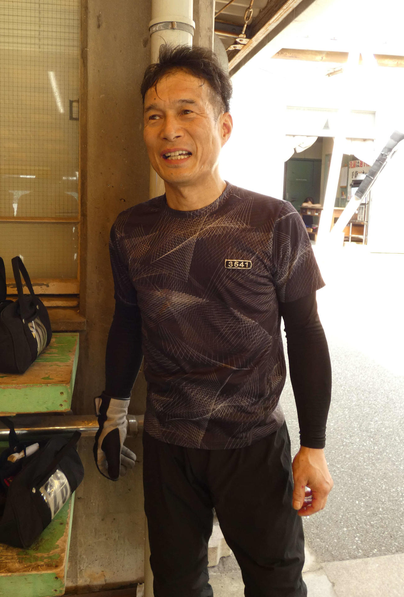 三嶌誠司の足の動きは良好。予選通過は朝飯前だ！（撮影・前原一樹）