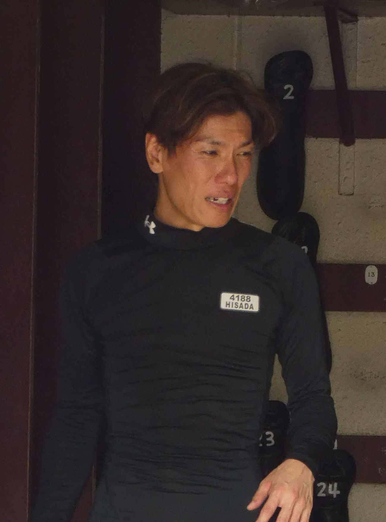 久田敏之は依然40号機の機力アップに苦戦中だ（撮影・前原一樹）