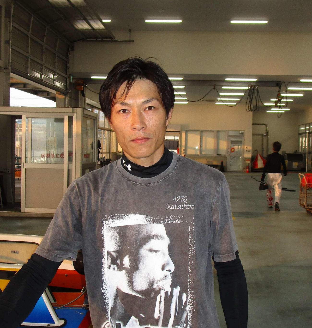 初日連勝発進を決めた鈴木勝博（撮影・安井雅彦）