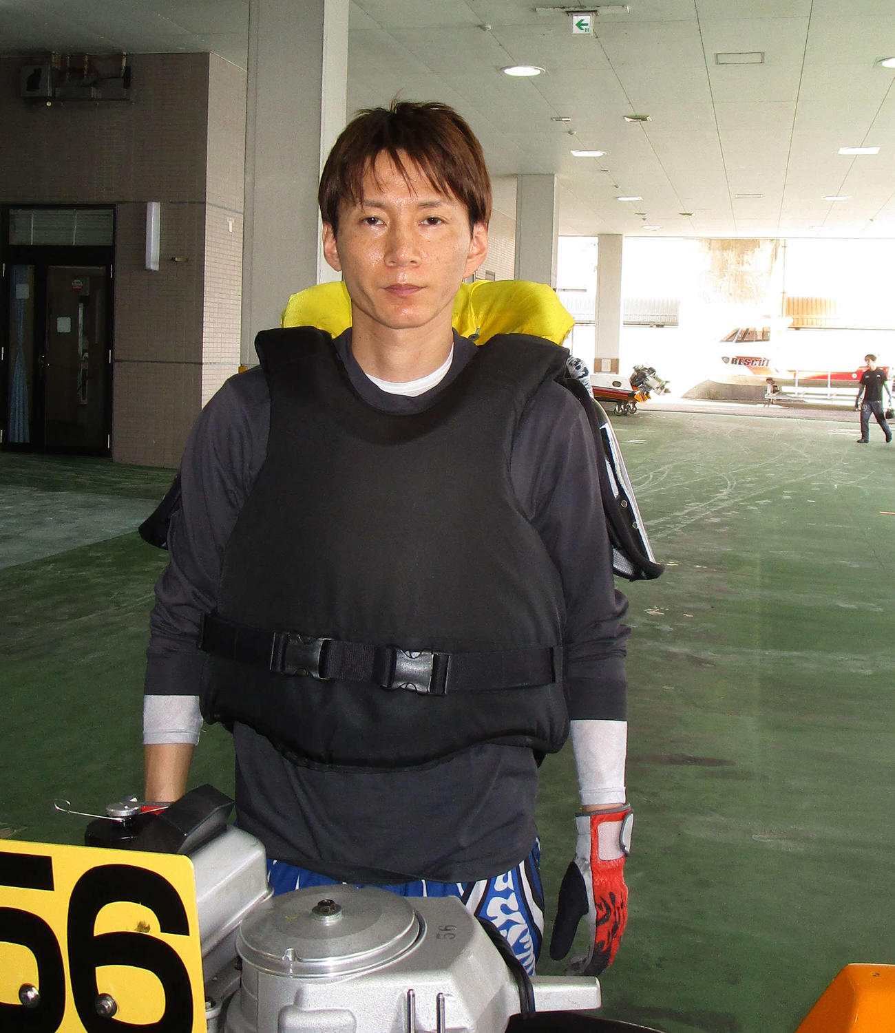 A1級復帰へ順調の松尾拓が白星発進した（撮影・安井雅彦）