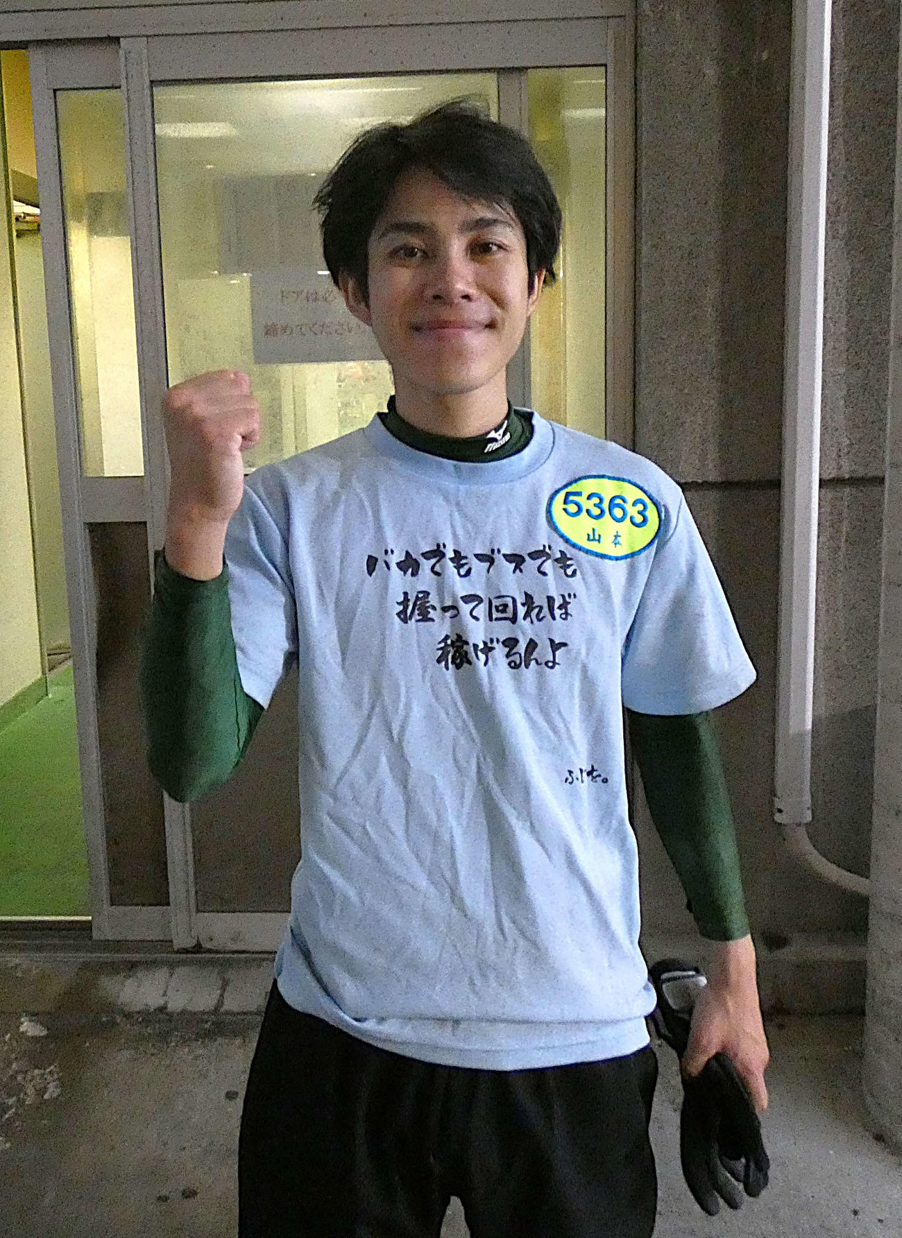 山本凱立の初日の出番は1R6枠（撮影・前原一樹）