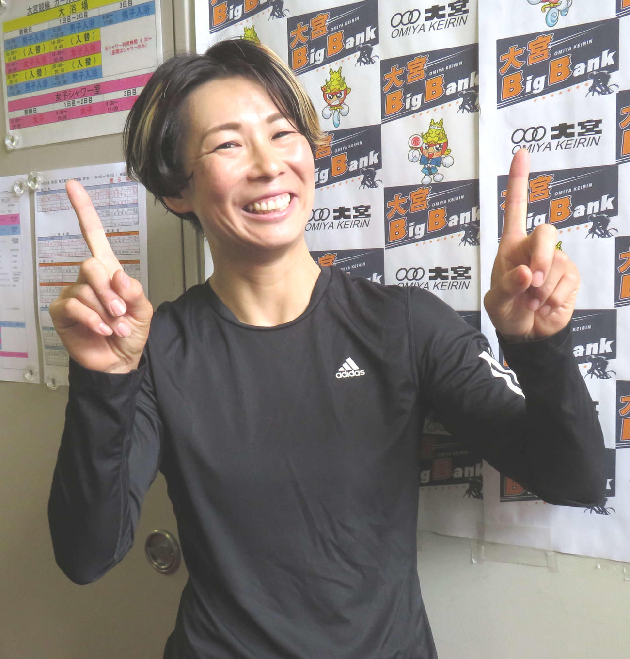 好調キープの小坂知子（撮影・栗田文人）