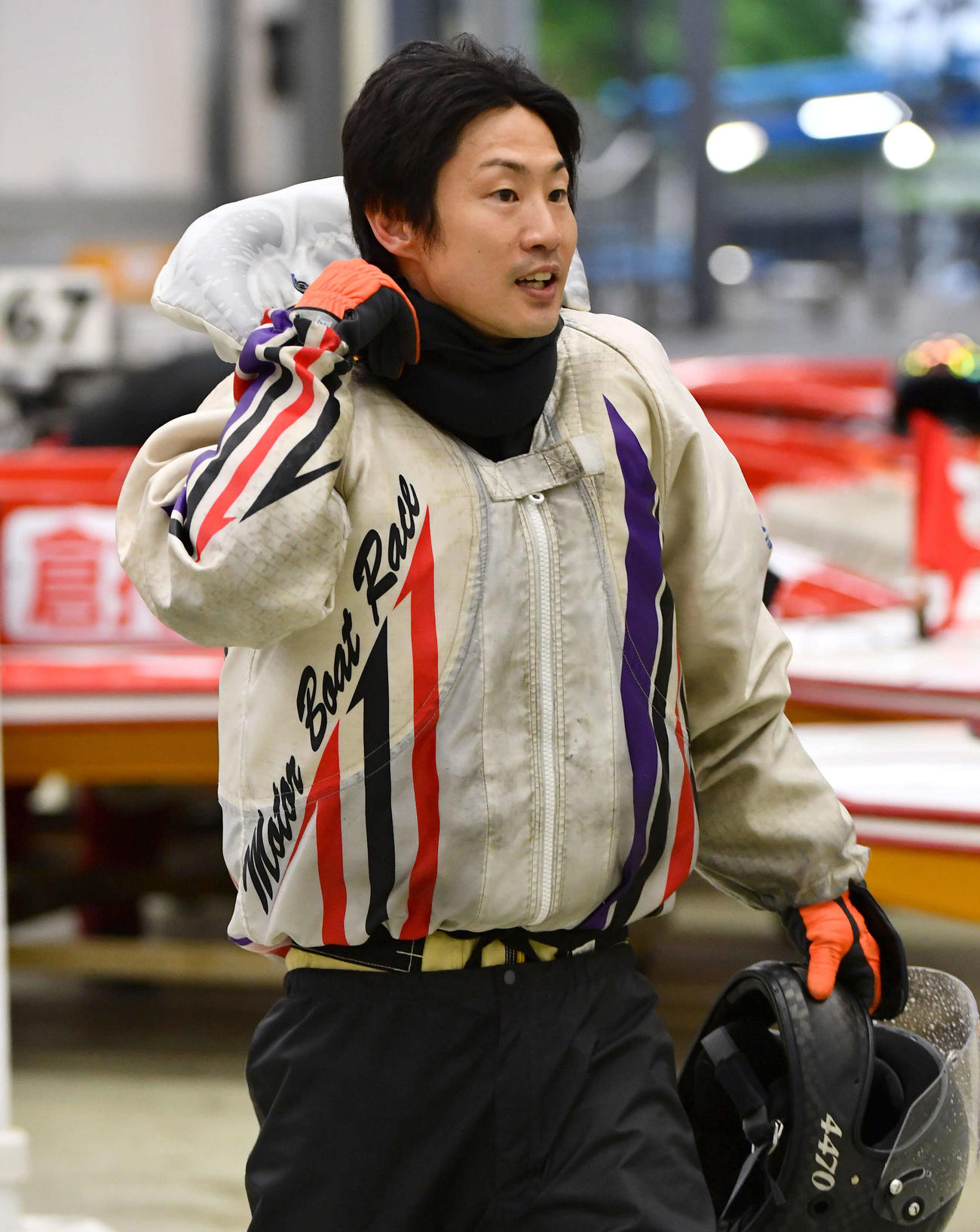 4R、1着の平田健之佑（撮影・岩下翔太）