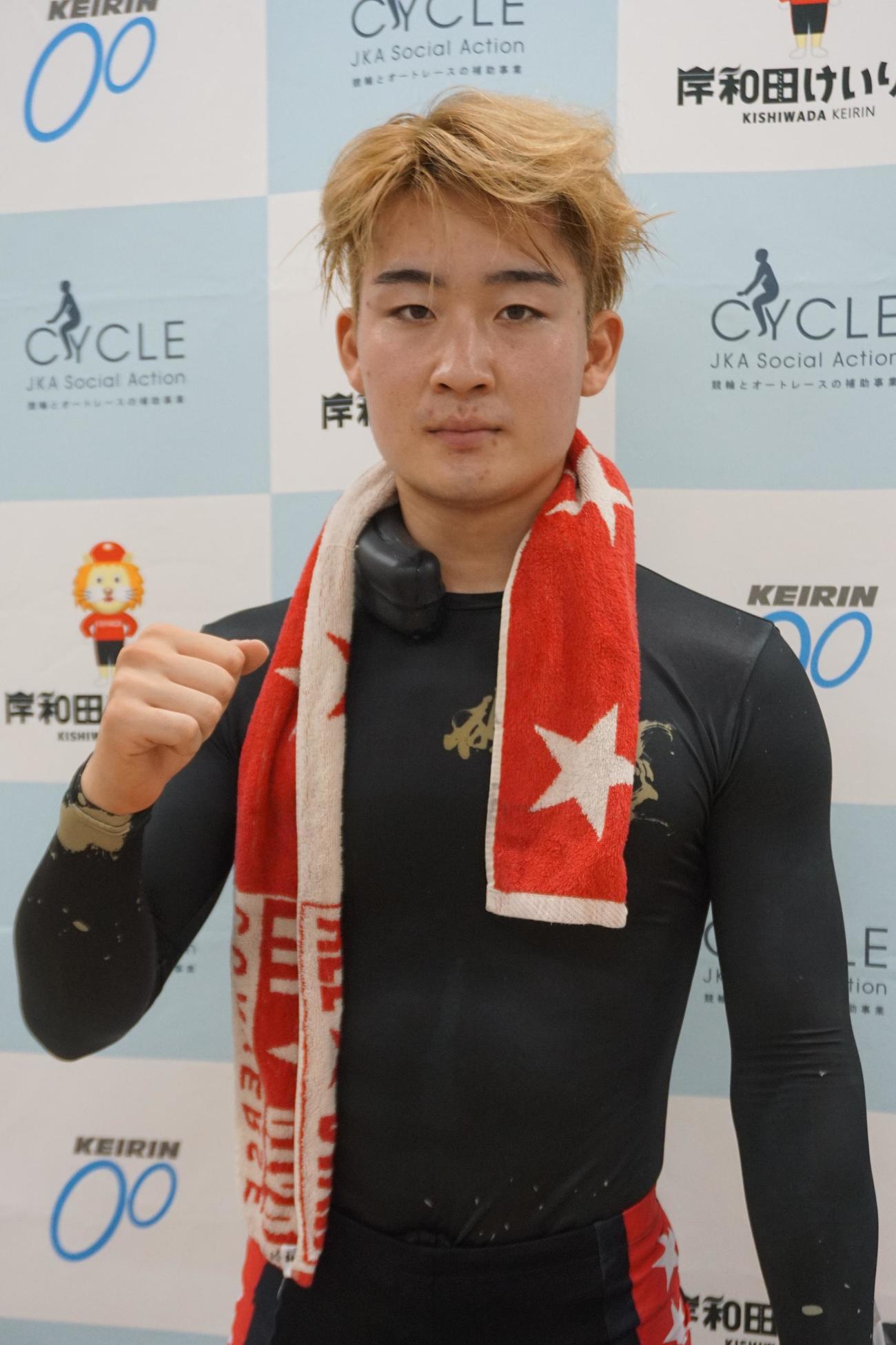山崎歩夢が強気の走りでアピールする
