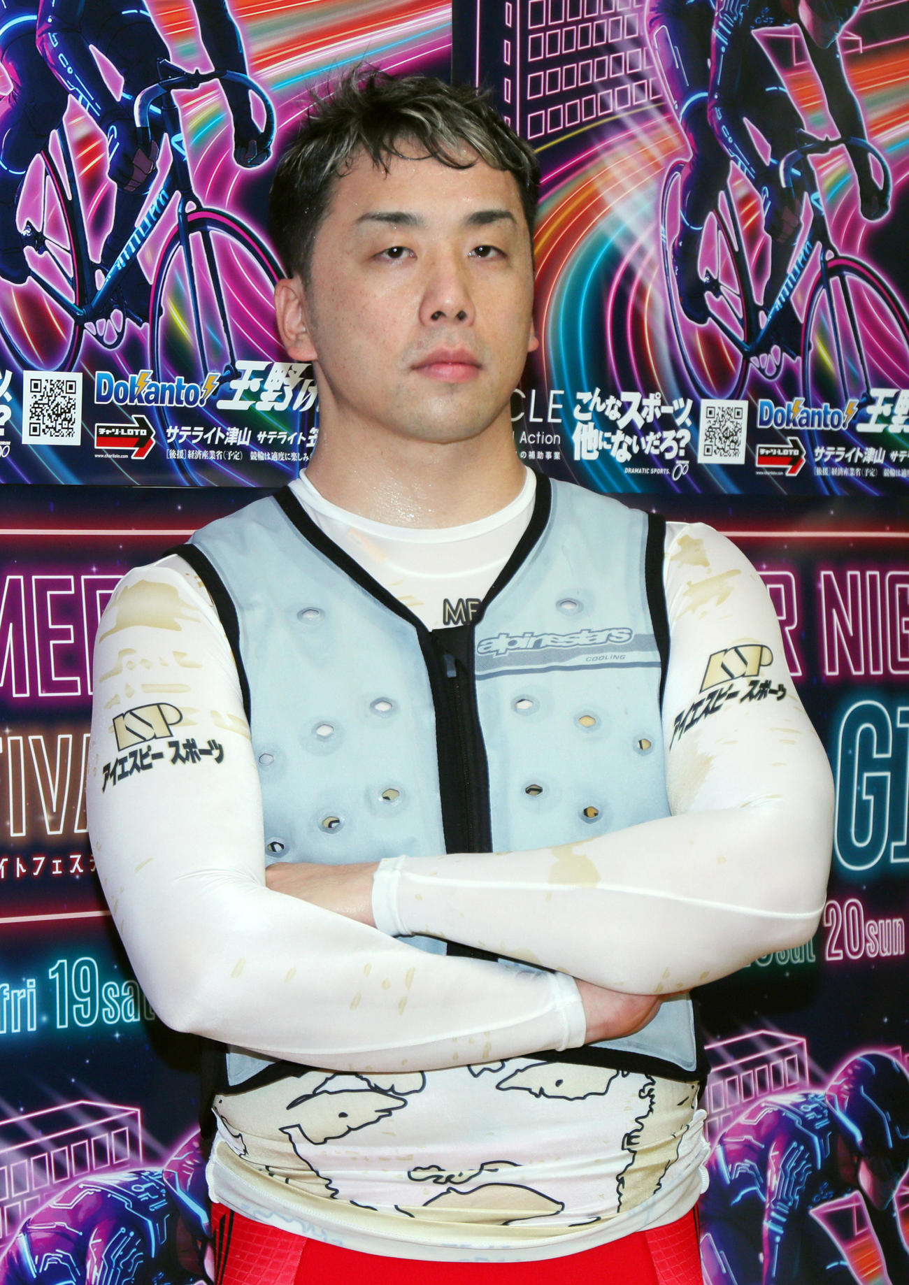 玉野競輪G2サマーナイトフェスティバル・3日目　10R・S級準決勝、1着の清水裕友（撮影・上山淳一）