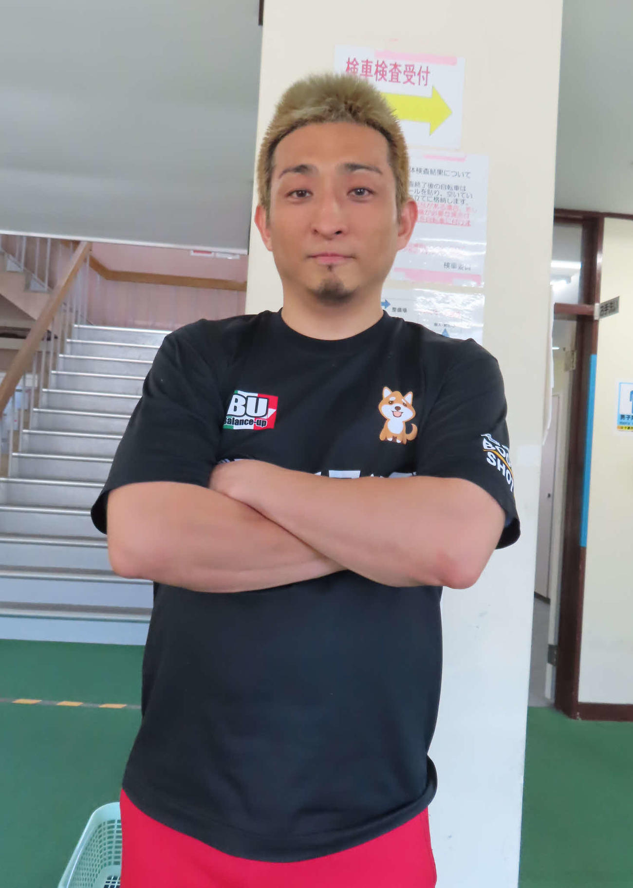 取手競輪　軽いギアを駆り、大逆転Vへ策を練る石橋慎太郎（撮影・野島成浩）