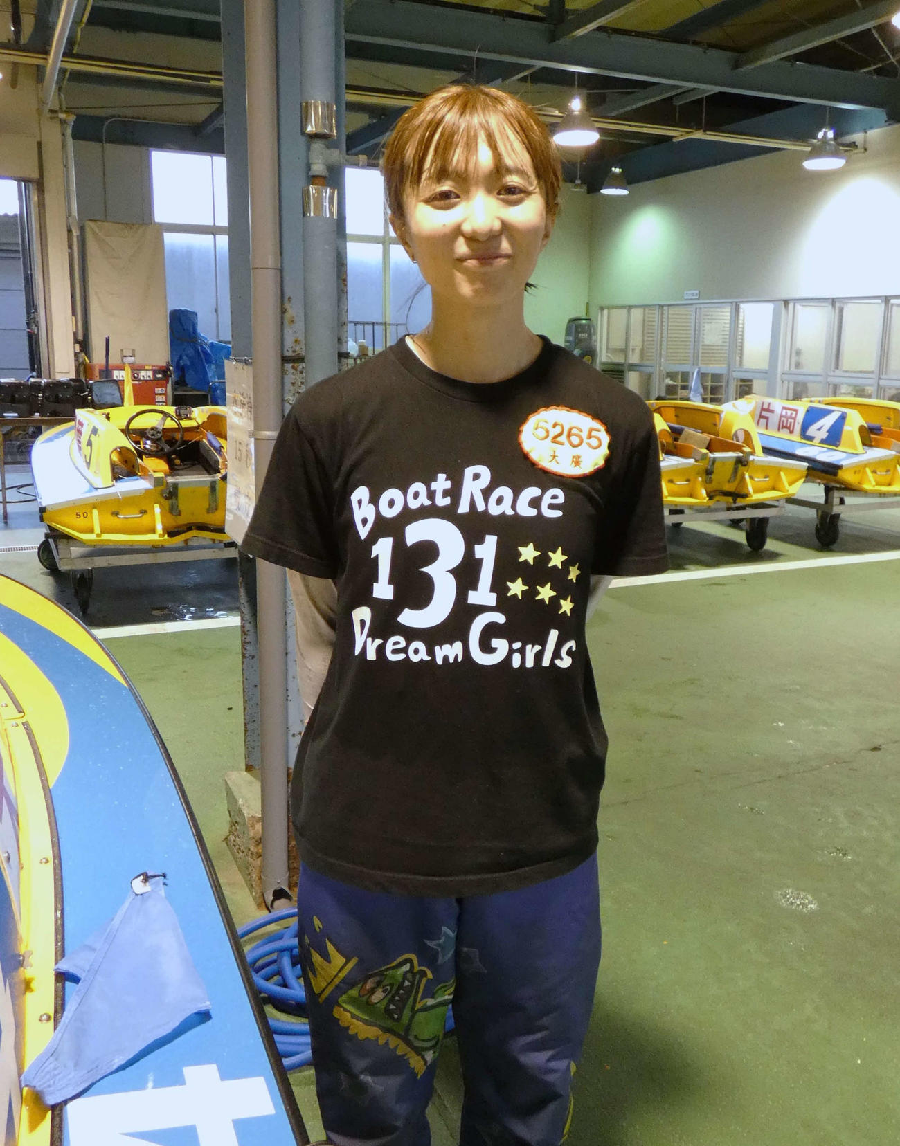 大広咲季は相棒の10号機に手応えあり（撮影・前原一樹）
