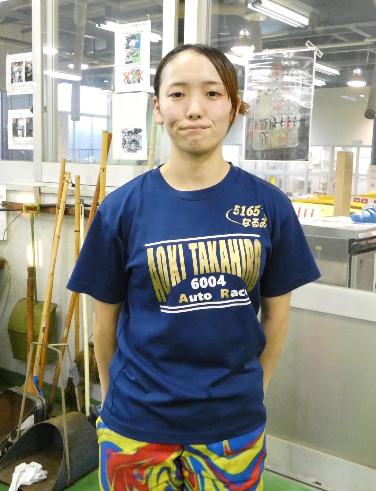 小林愛実の初日の出番1、9R（撮影・前原一樹）