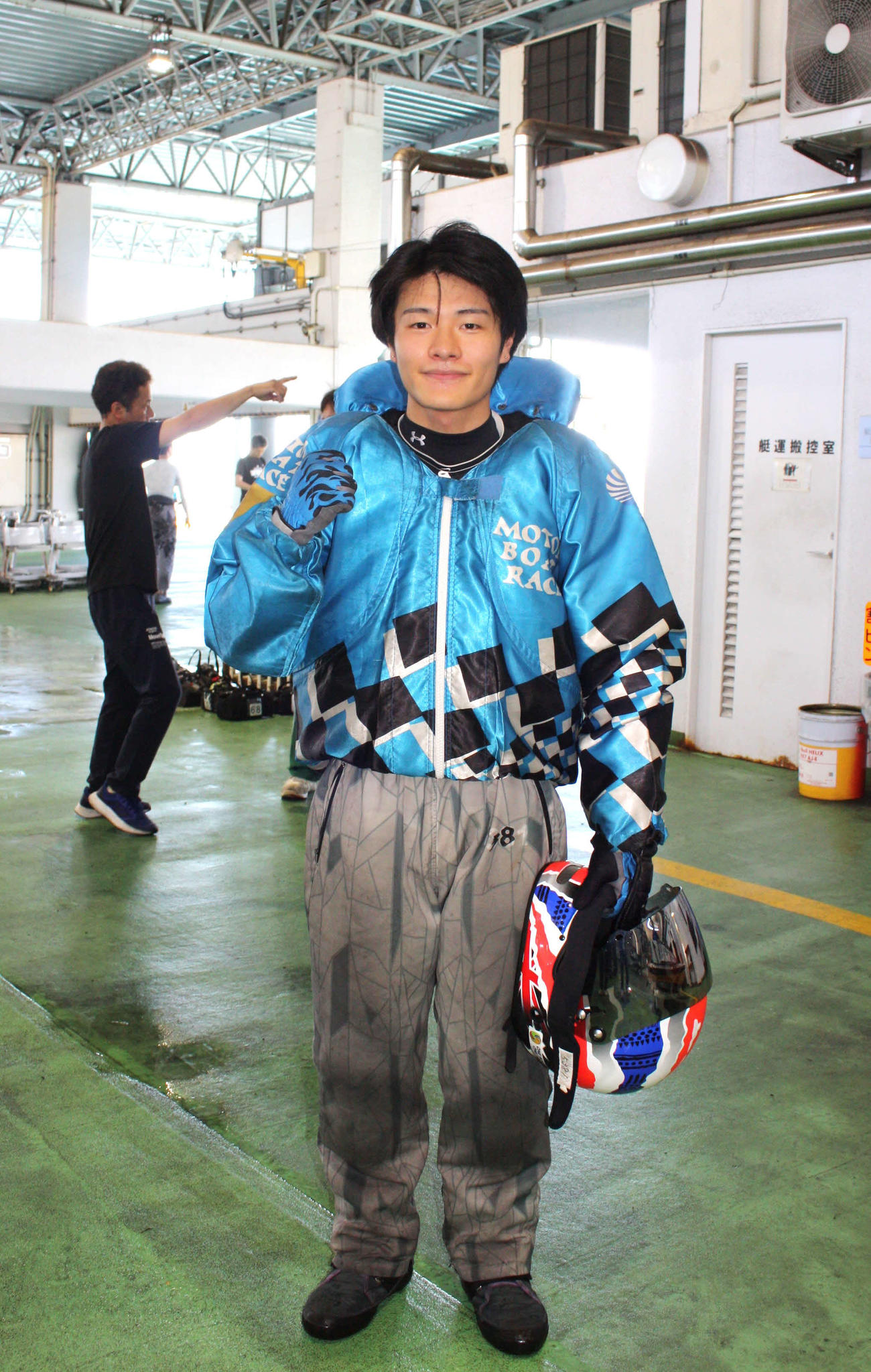 135期有山望が4日目2Rで初勝利を飾りガッツポーズ